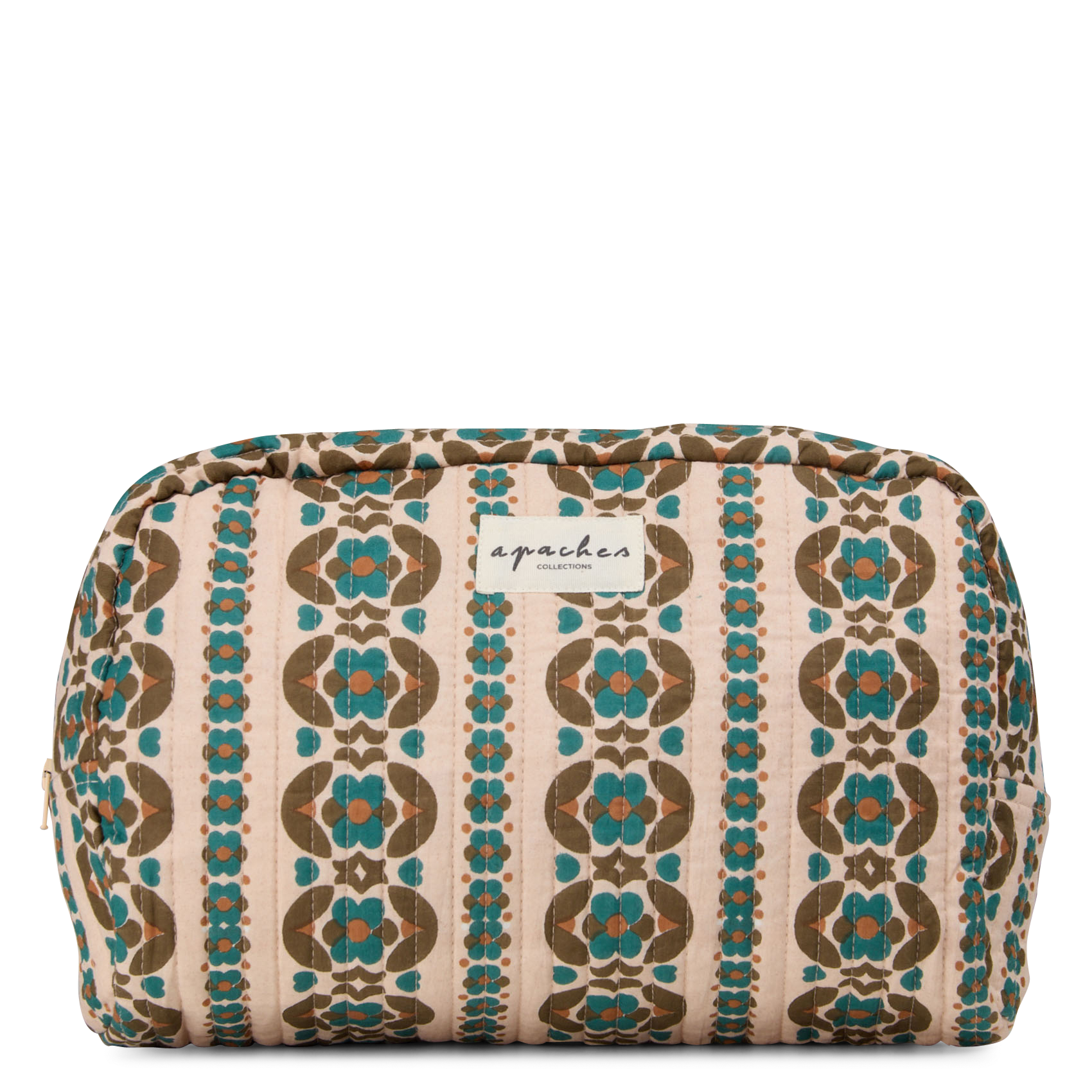 Trousse de toilette en coton APACHES COLLECTIONS Vert
