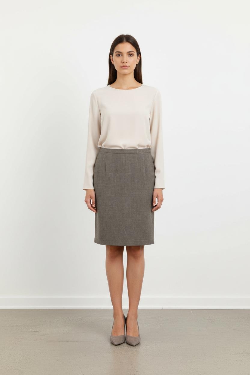 Short & midi skirt MAX MARA - Seconde Main Grey