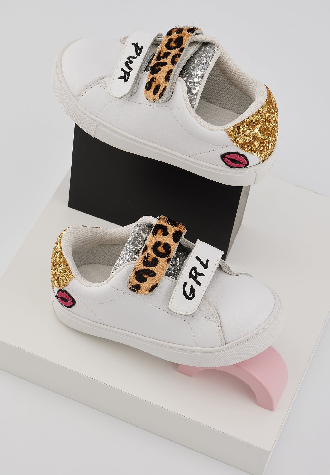 Leather sneakers BONS BAISERS PARIS White