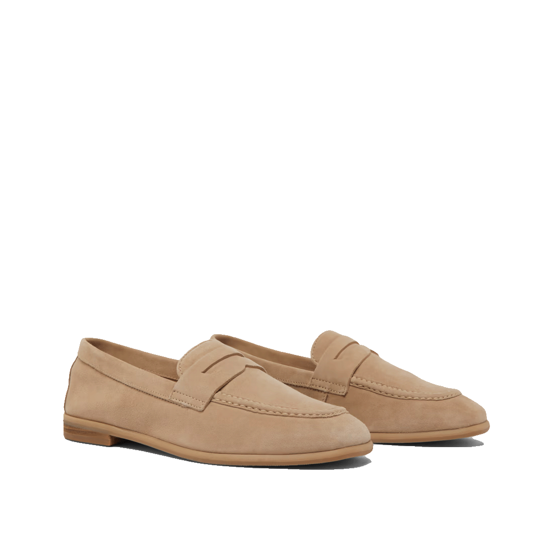Mokassins aus Veloursleder JONAK Beige