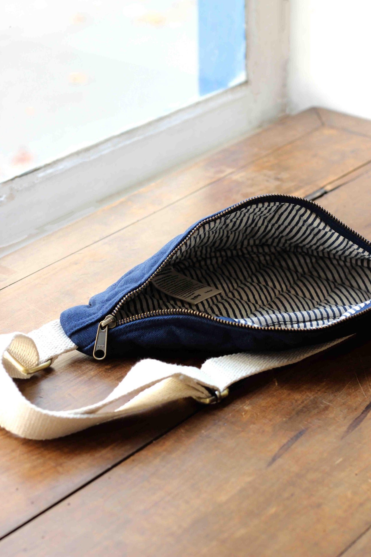 Cotton waist bag HINDBAG Blue