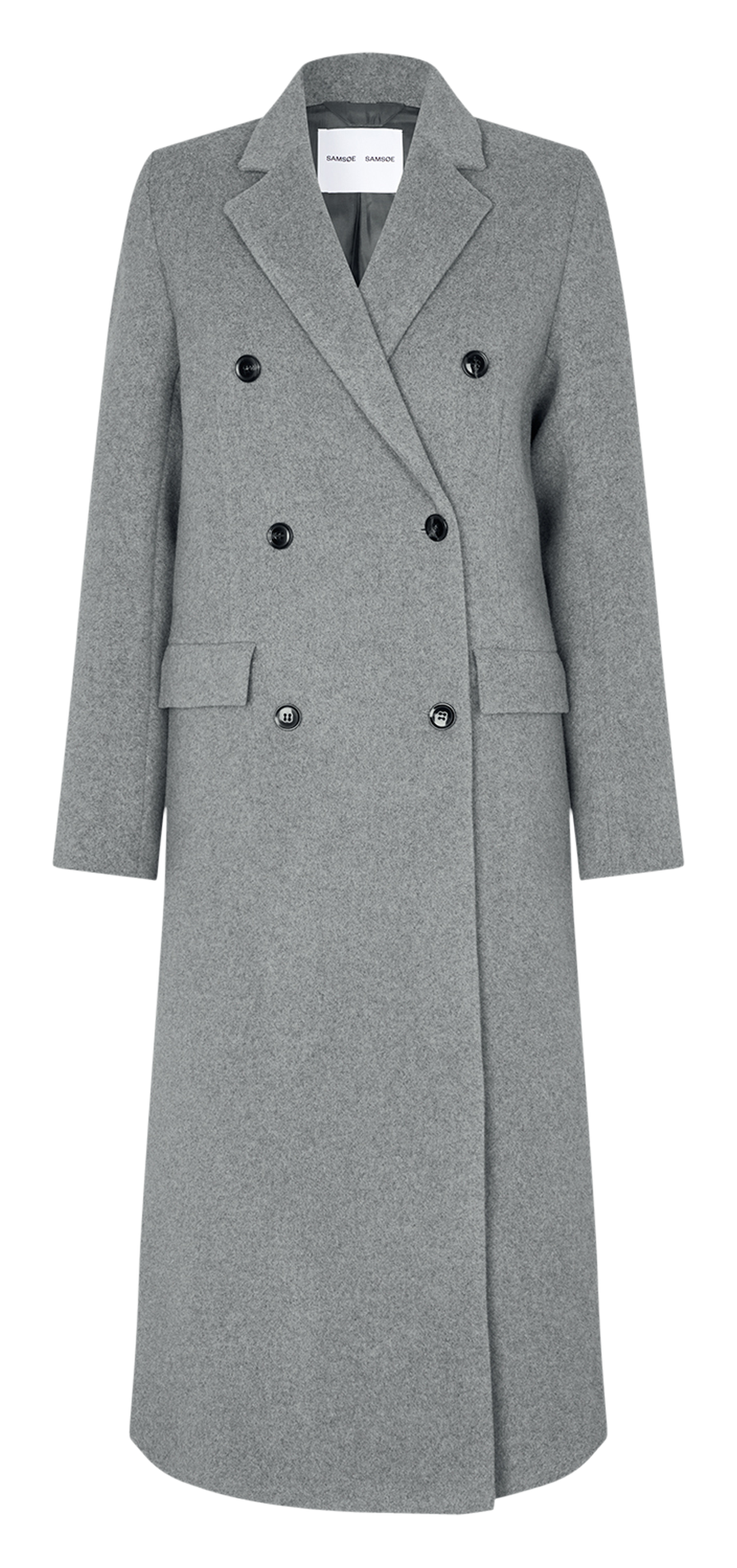 Lange jas SAMSOE SAMSOE Grijs