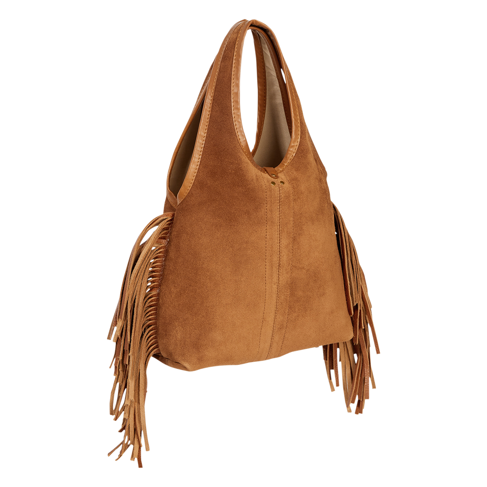 Suede tote bag JEROME DREYFUSS Brown