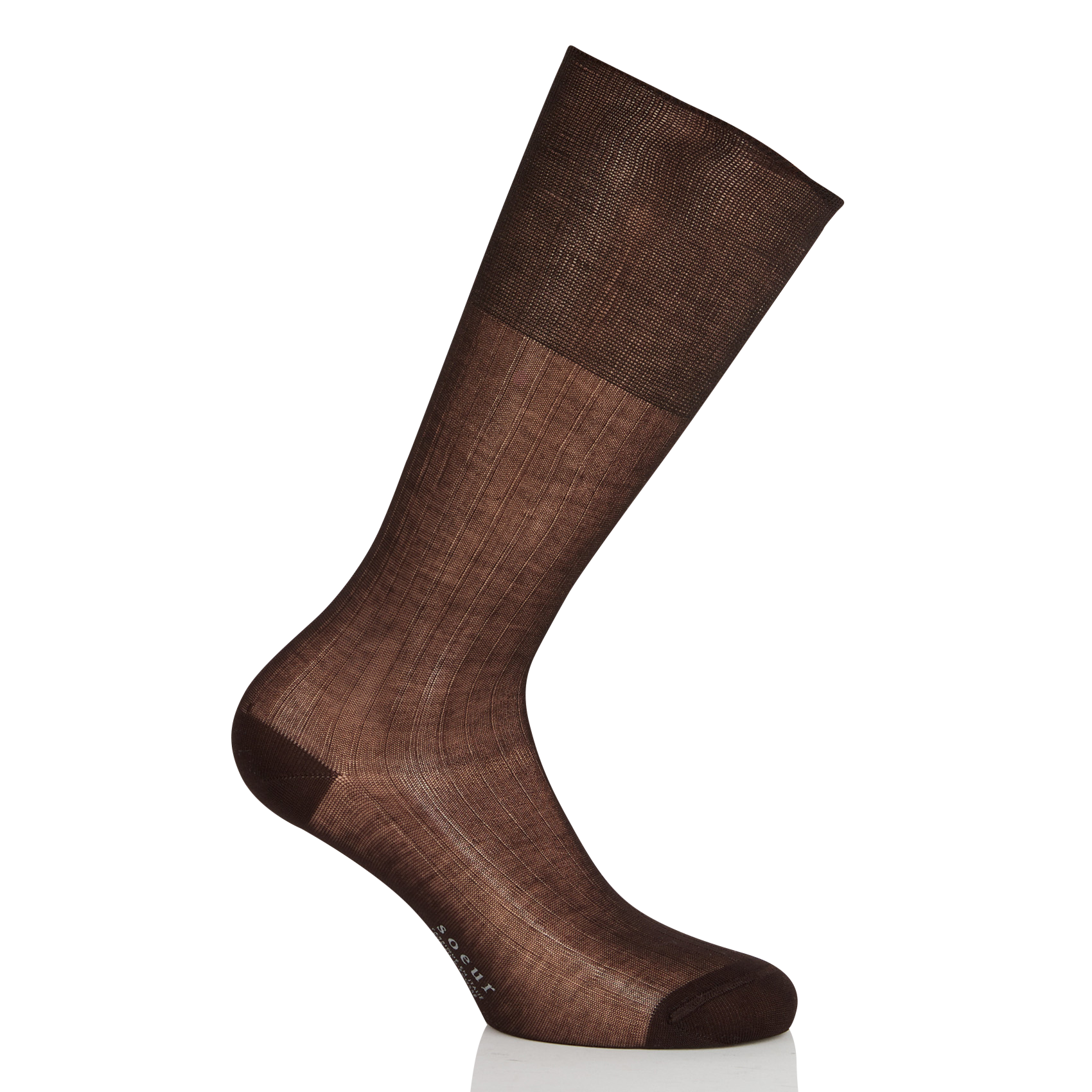 Chaussettes en coton SOEUR Marron