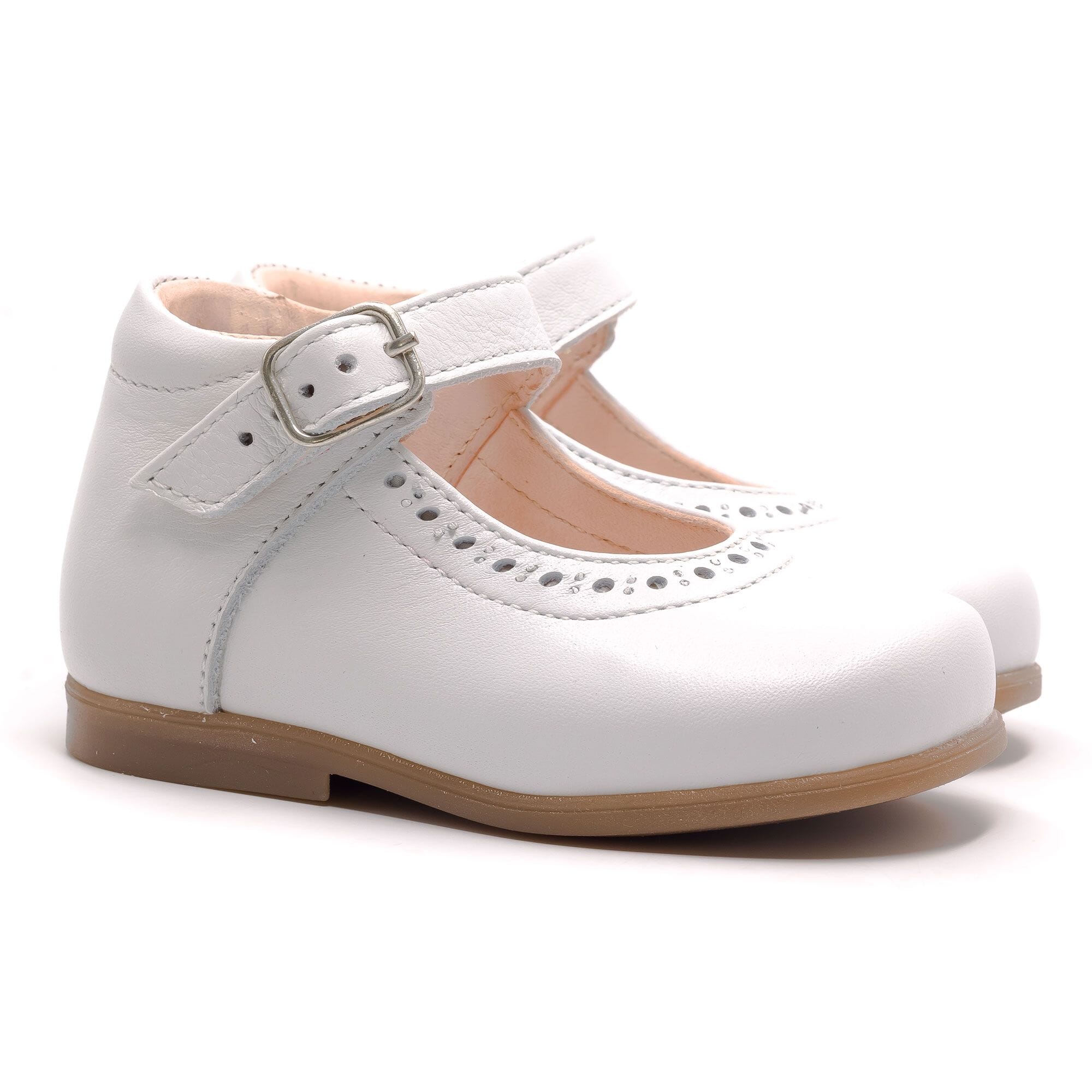 Baby girl first steps shoes Boni & Sidonie White