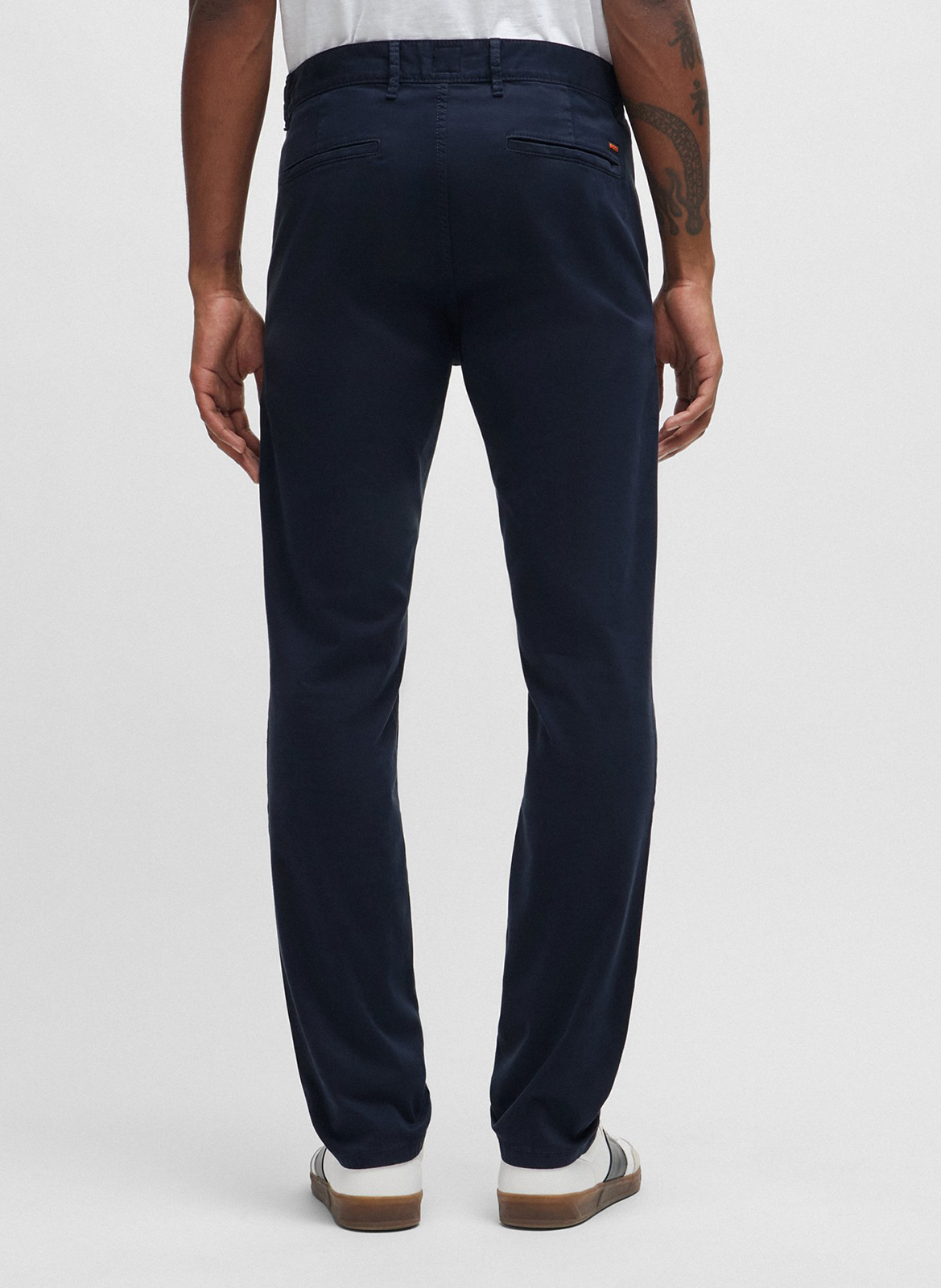 Stretch cotton chinos BOSS Blue