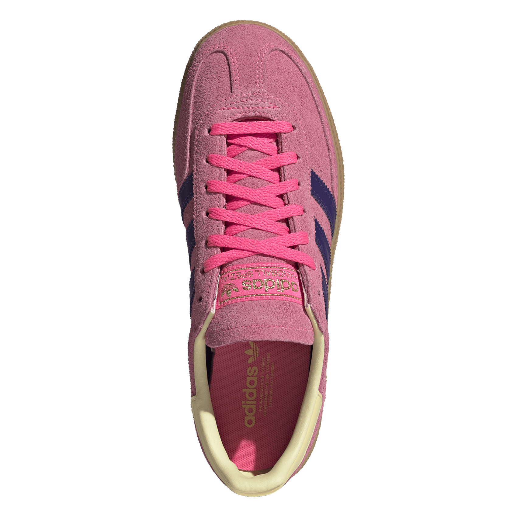 Baskets basses en cuir ADIDAS Rose