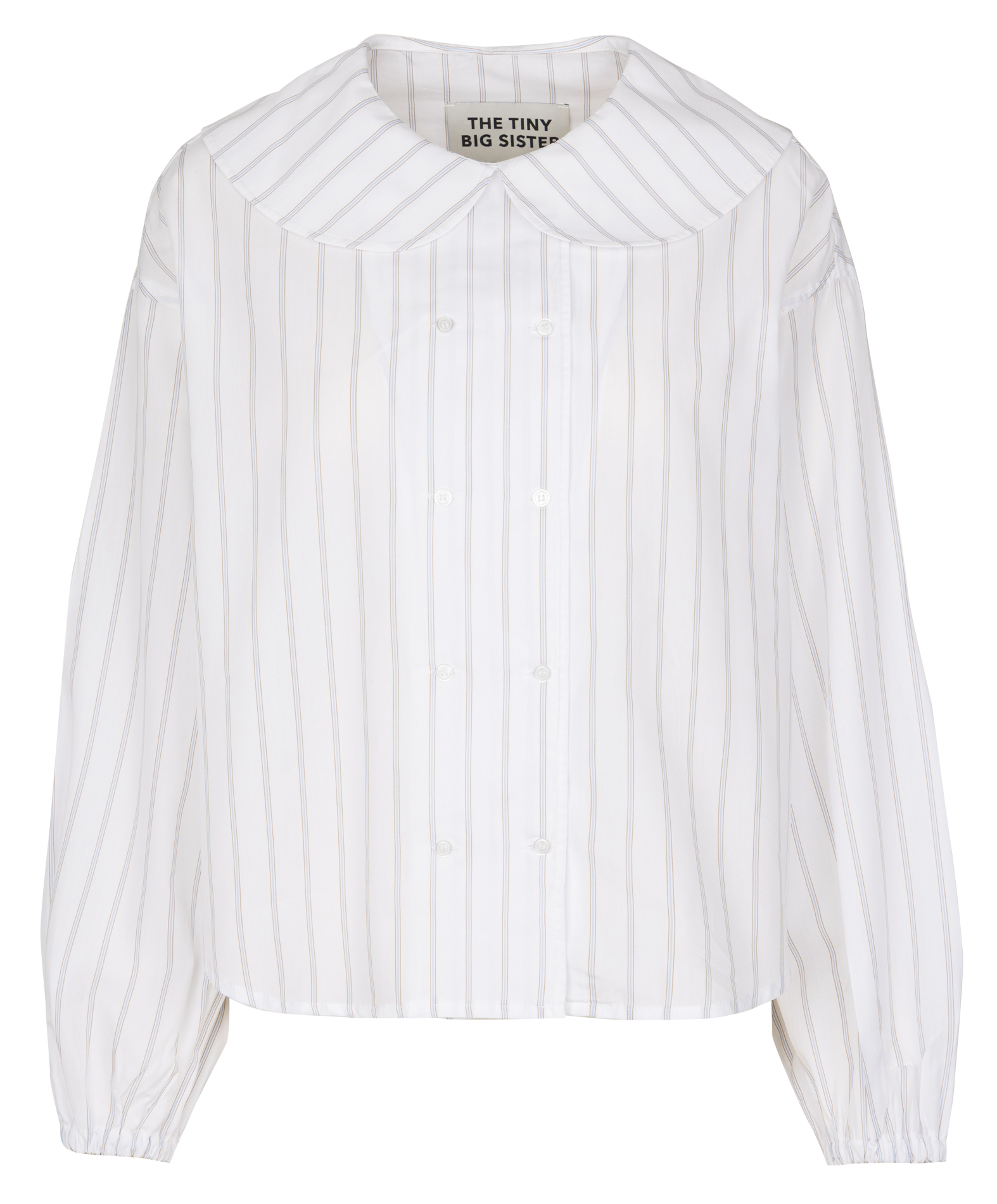 Chemise oversize en coton mélangé THE TINY BIG SISTER Blanc