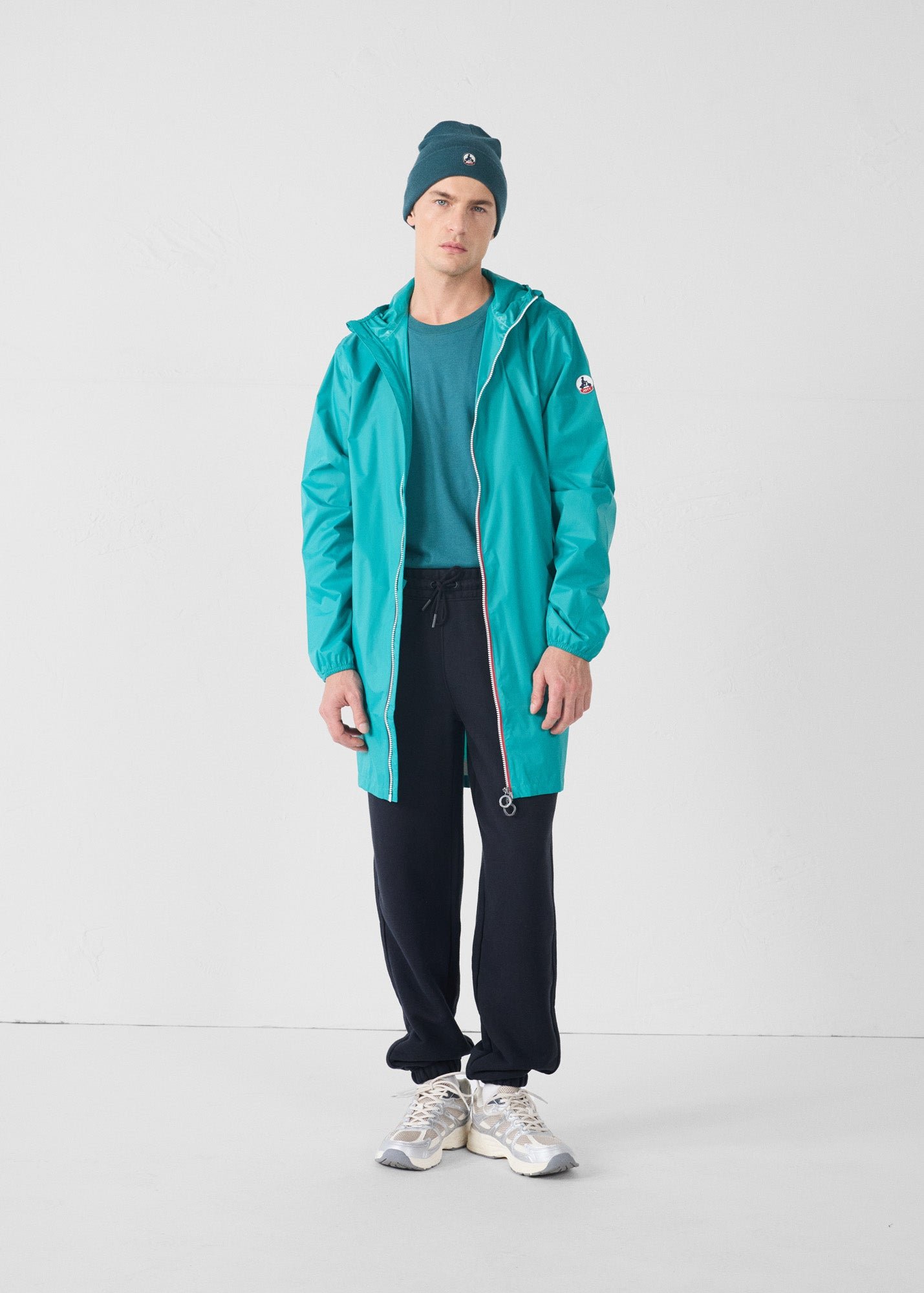 Packable long raincoat Skye JOTT Green