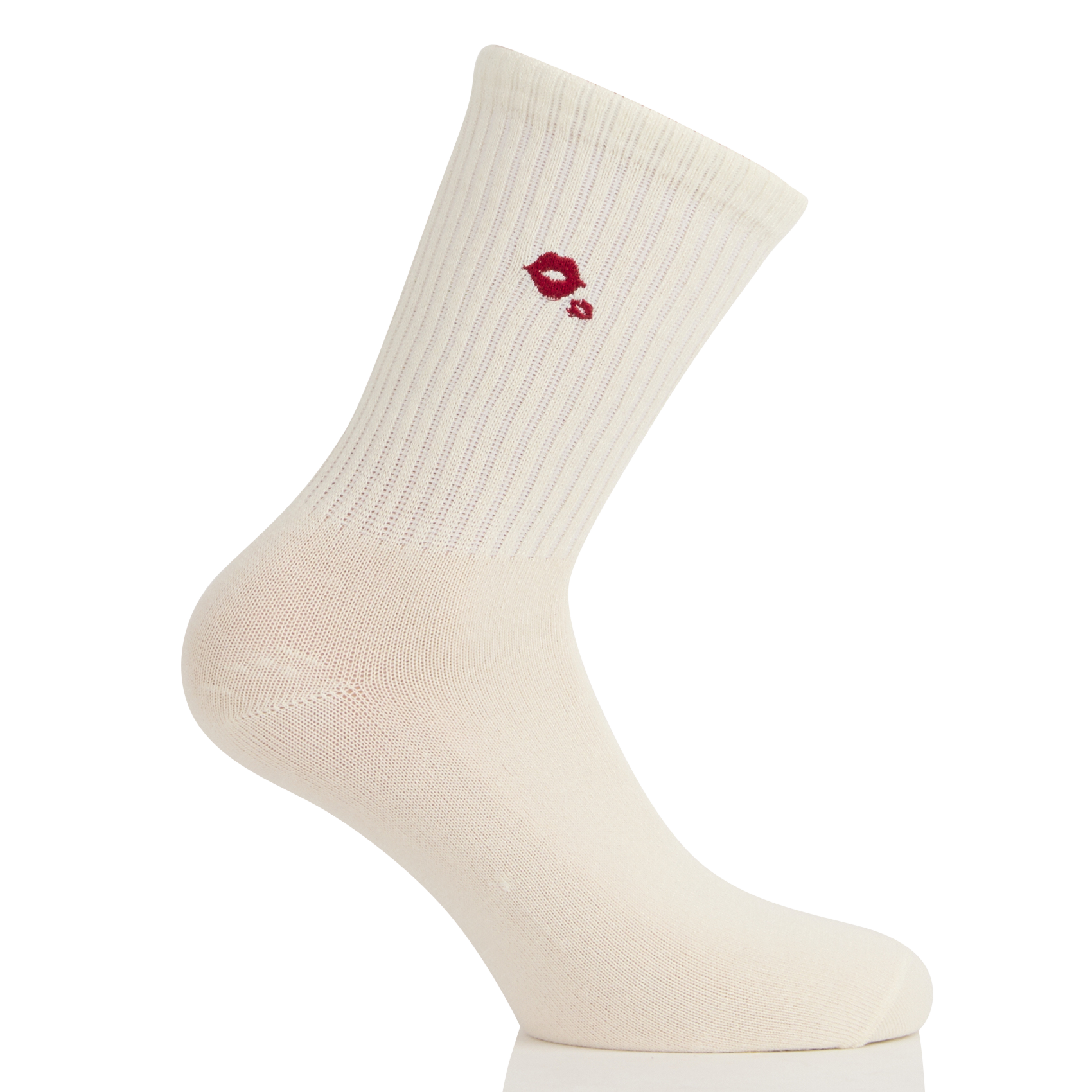 Dina Needle socks PIECES Beige