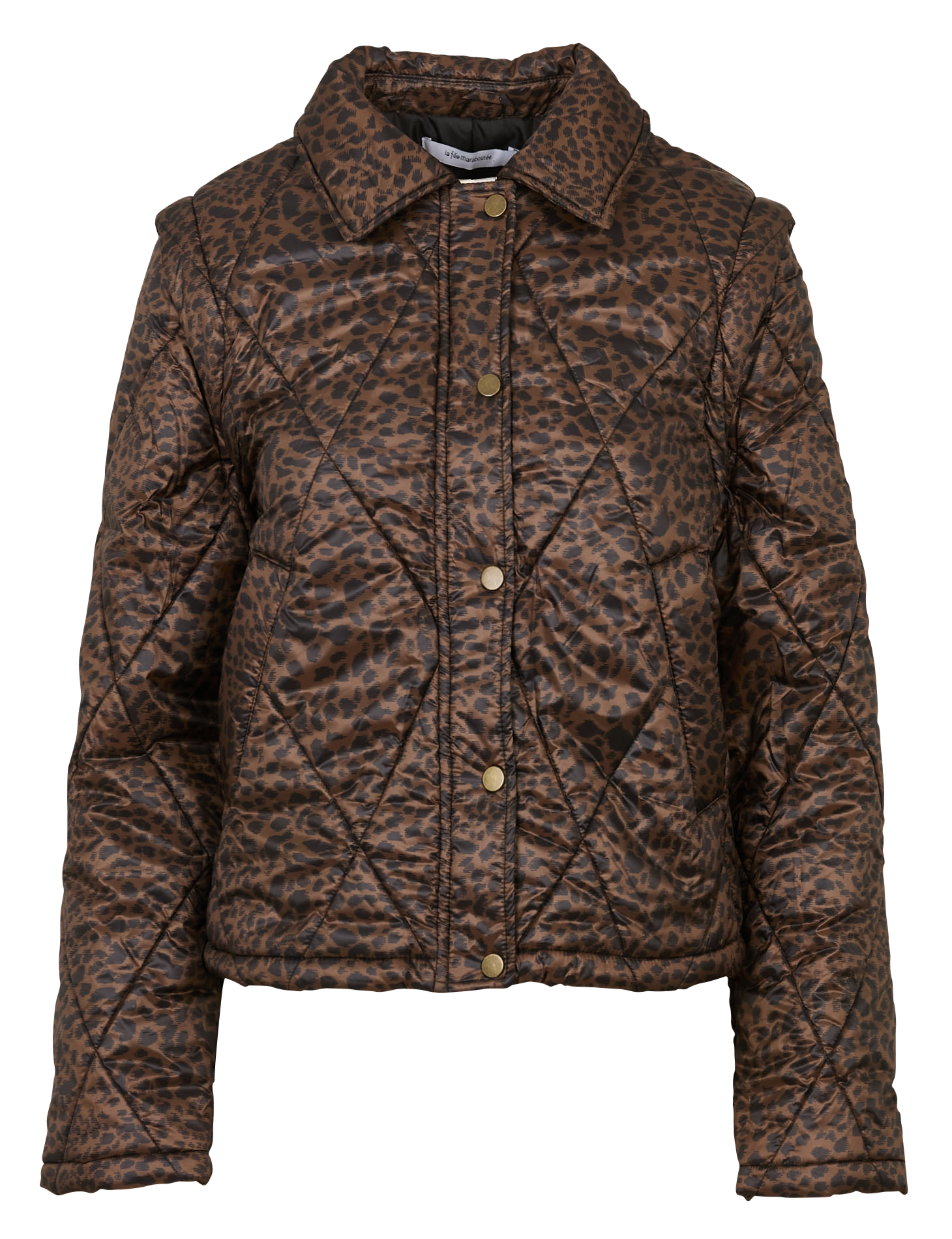 Veste col classique léopard  LA FEE MARABOUTEE Multicolore