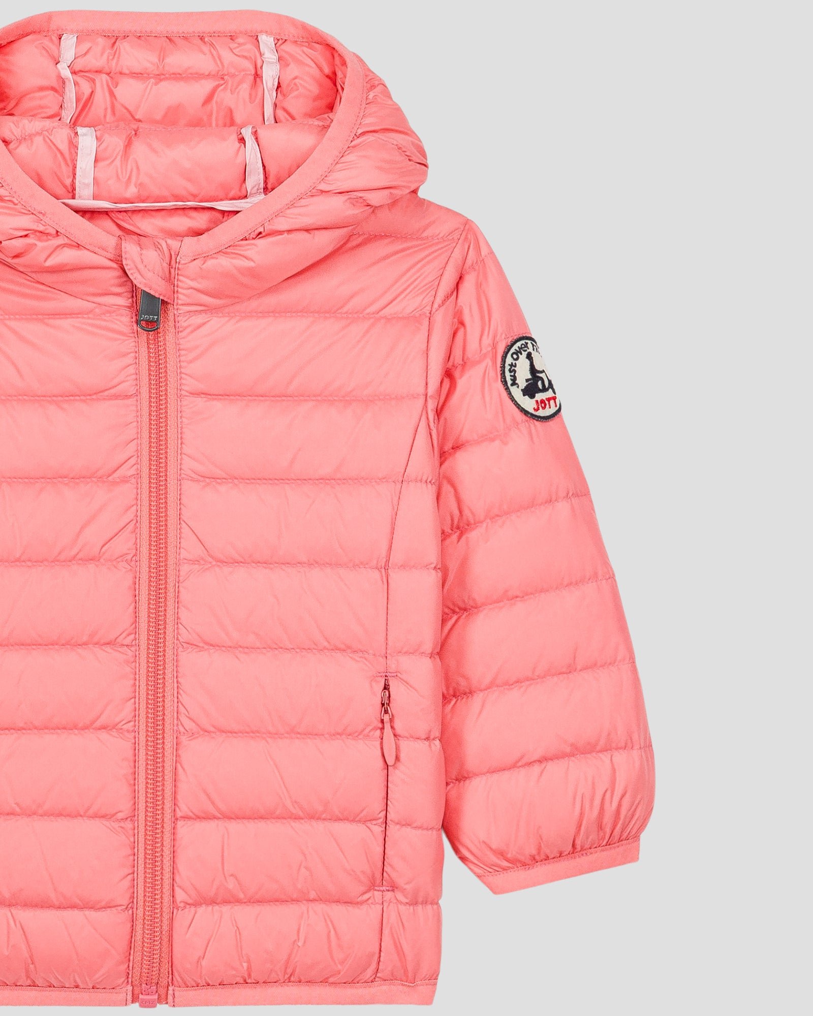 Sherpa Baby Puffer Jacket with Ears Mael JOTT Pink