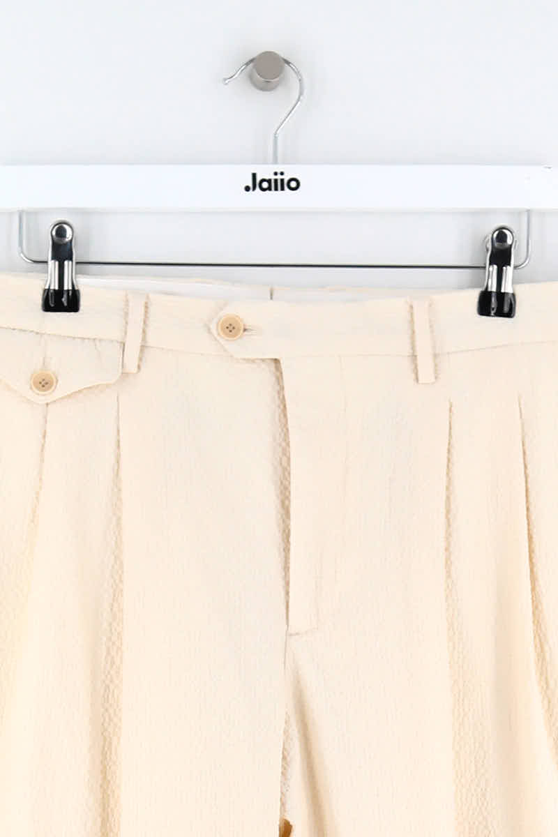 Carrot trousers TOMMY HILFIGER - SECONDE MAIN Beige