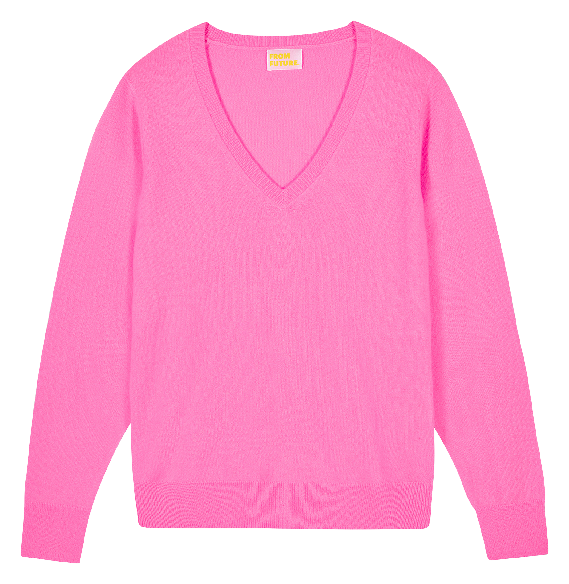 V-neck oversized cashmere sweater FROM FUTURE Pink
