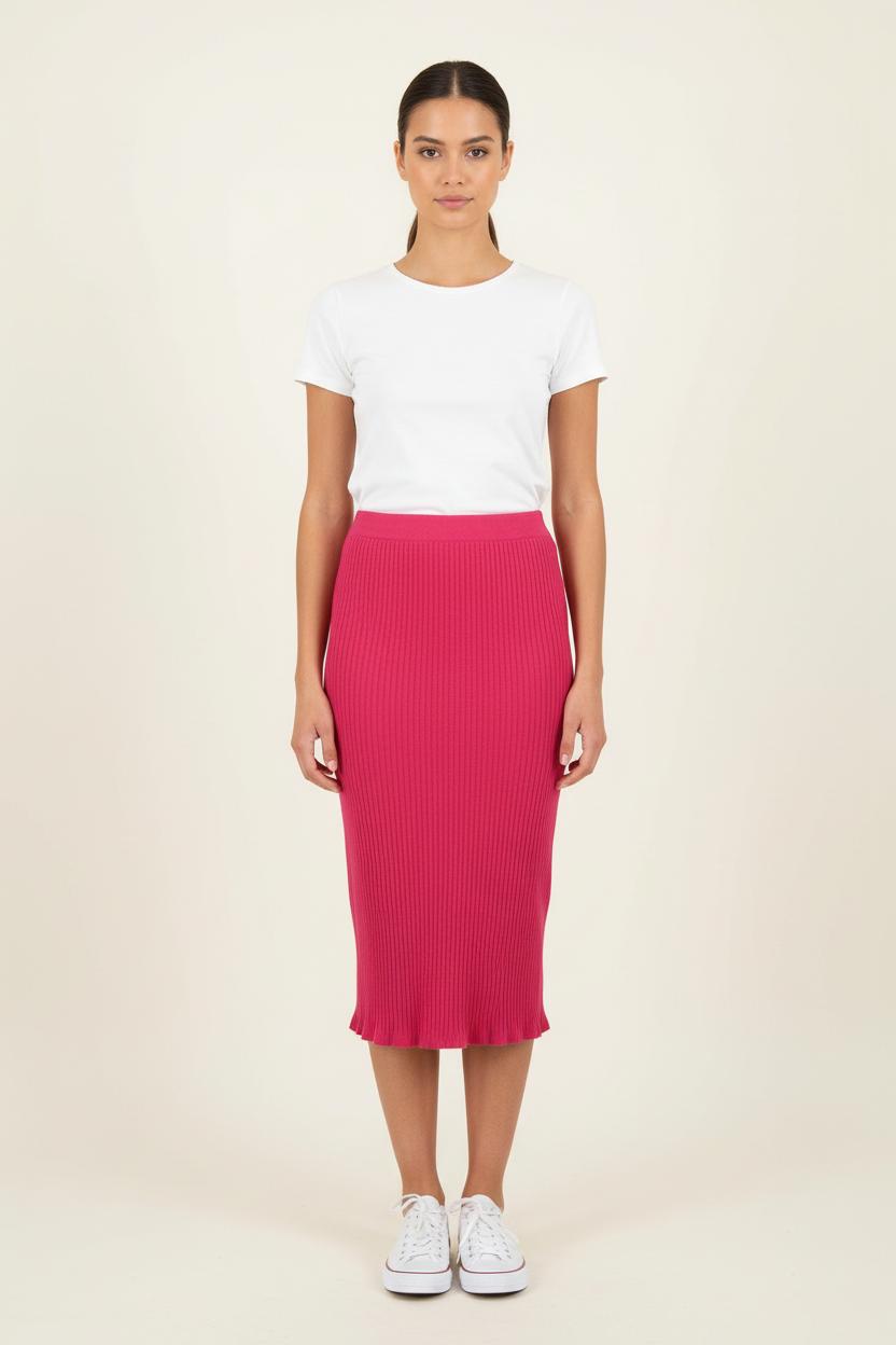 Short & midi skirt MAKE MY LEMONADE - Seconde Main Pink