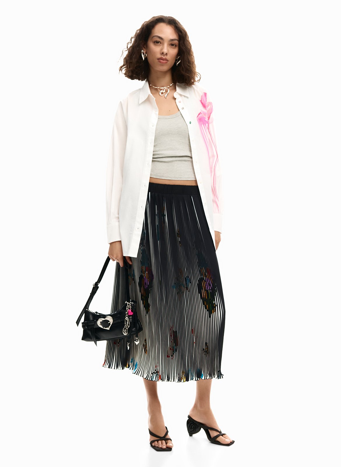 Sac porté épaule DESIGUAL Noir