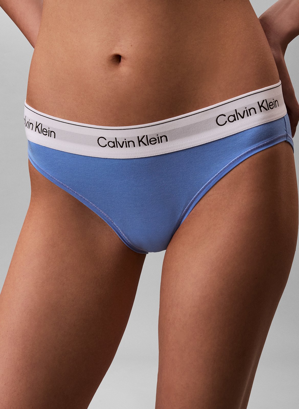 Cotton-blend panties CALVIN KLEIN UNDERWEAR Blue