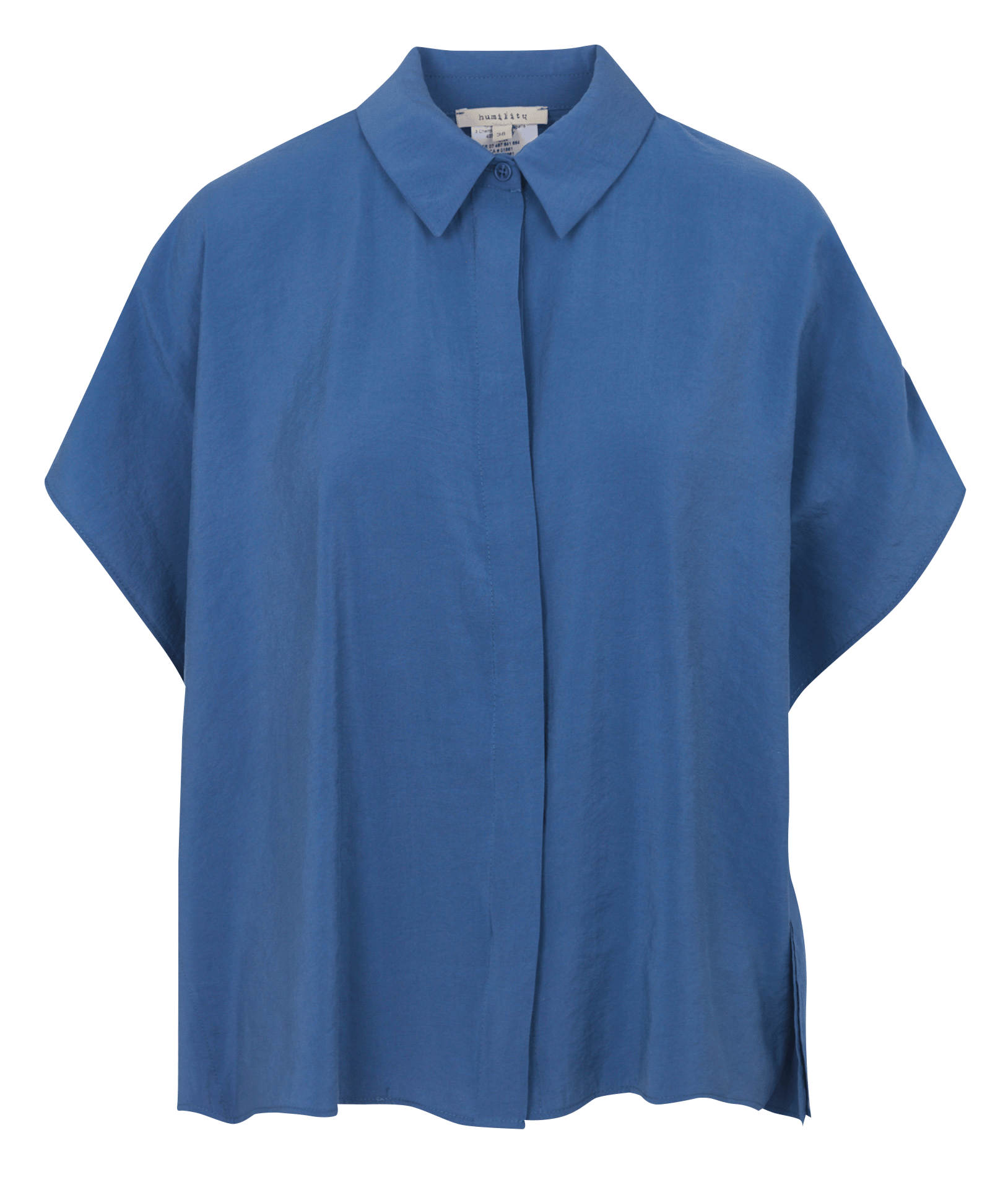 Chemise oversize col classique HUMILITY Bleu