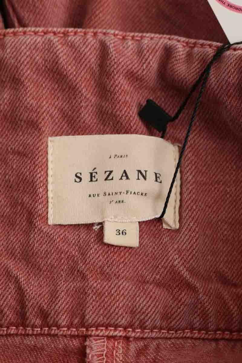 - Straight-leg jeans
- 5 pockets
- Straight cut
- Faded effect SEZANE - Seconde main Pink