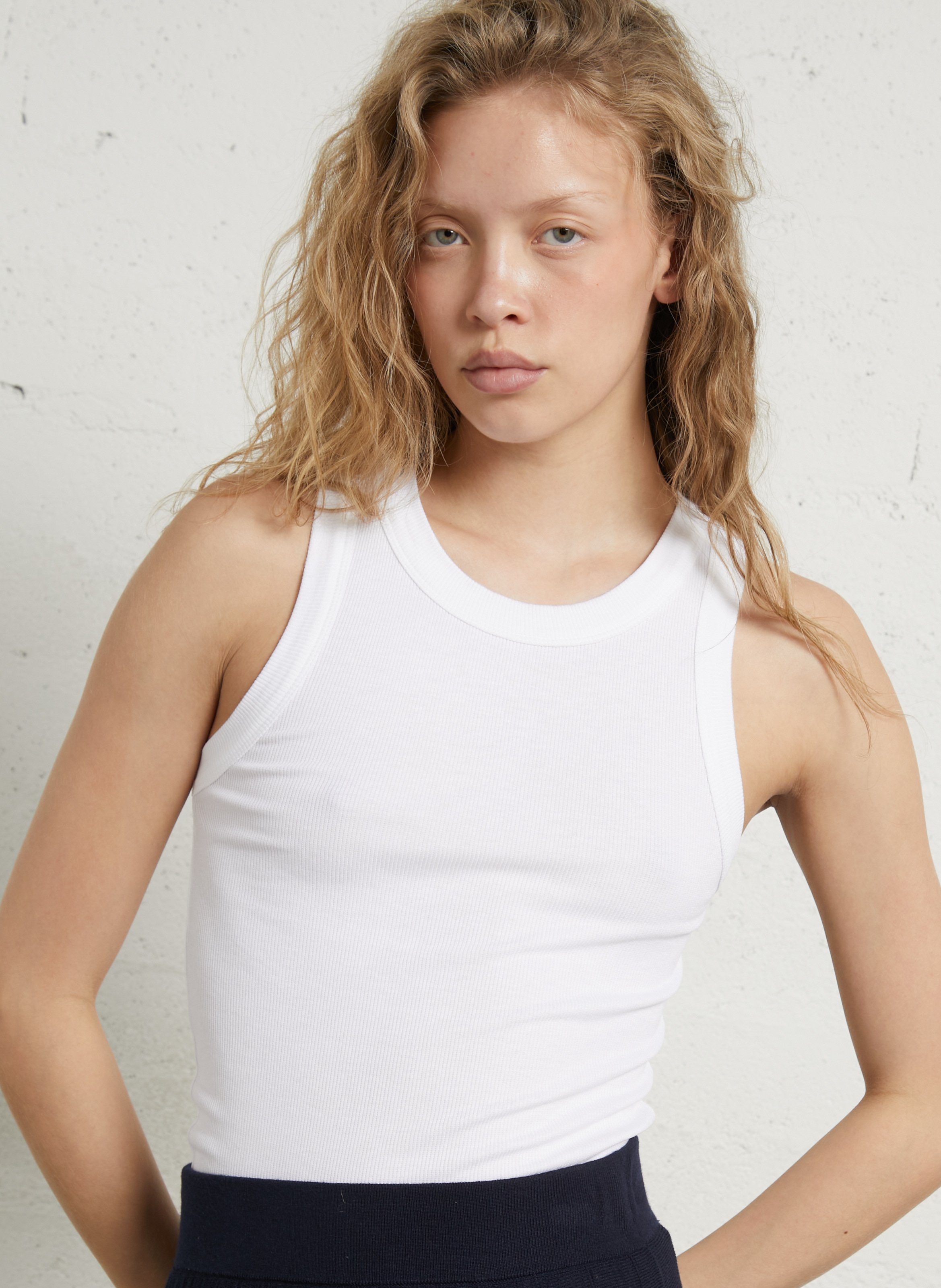 Débardeur col rond MAJESTIC FILATURES