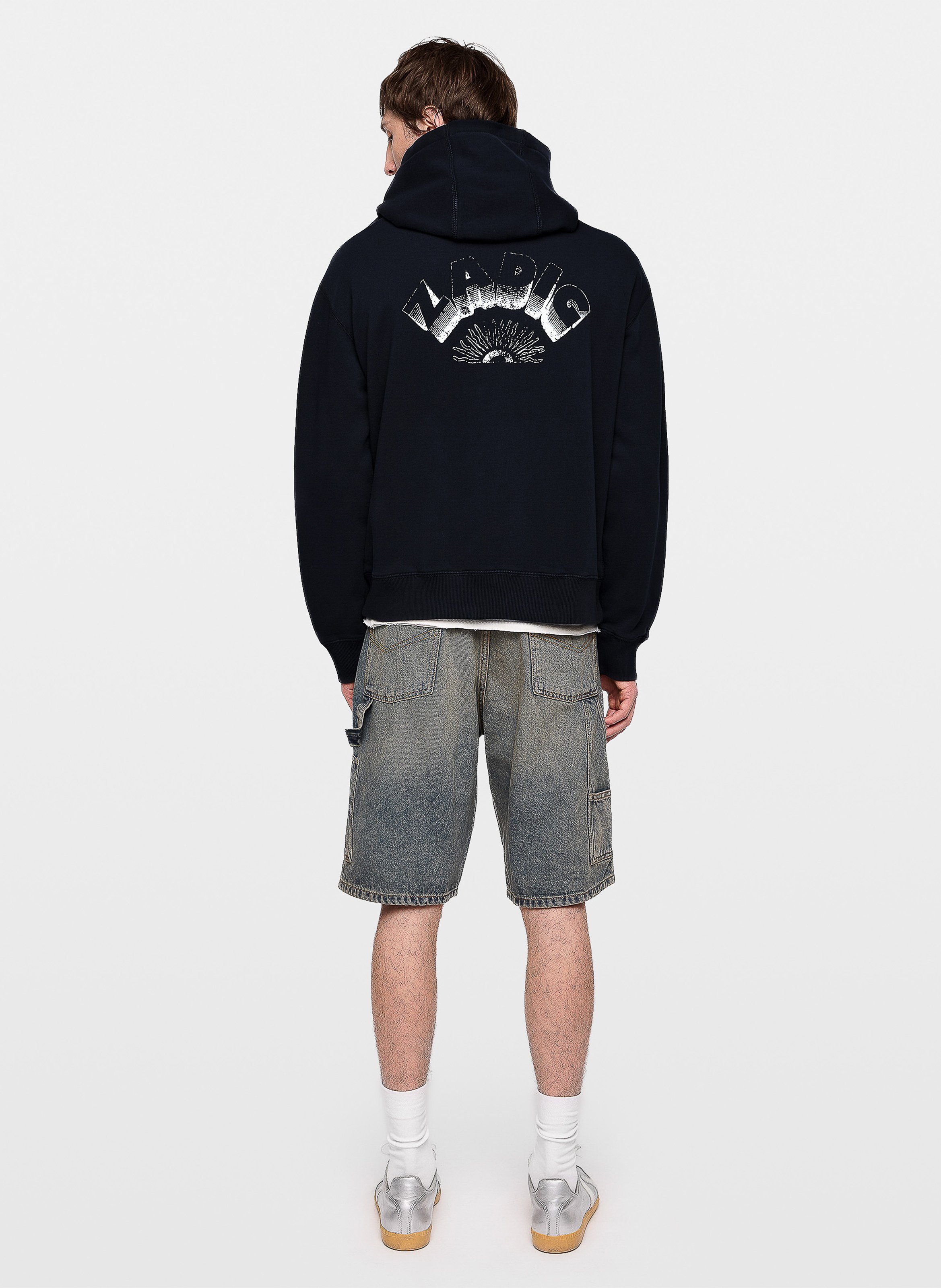 Round-neck organic cotton sweatshirt ZADIG&VOLTAIRE Blue