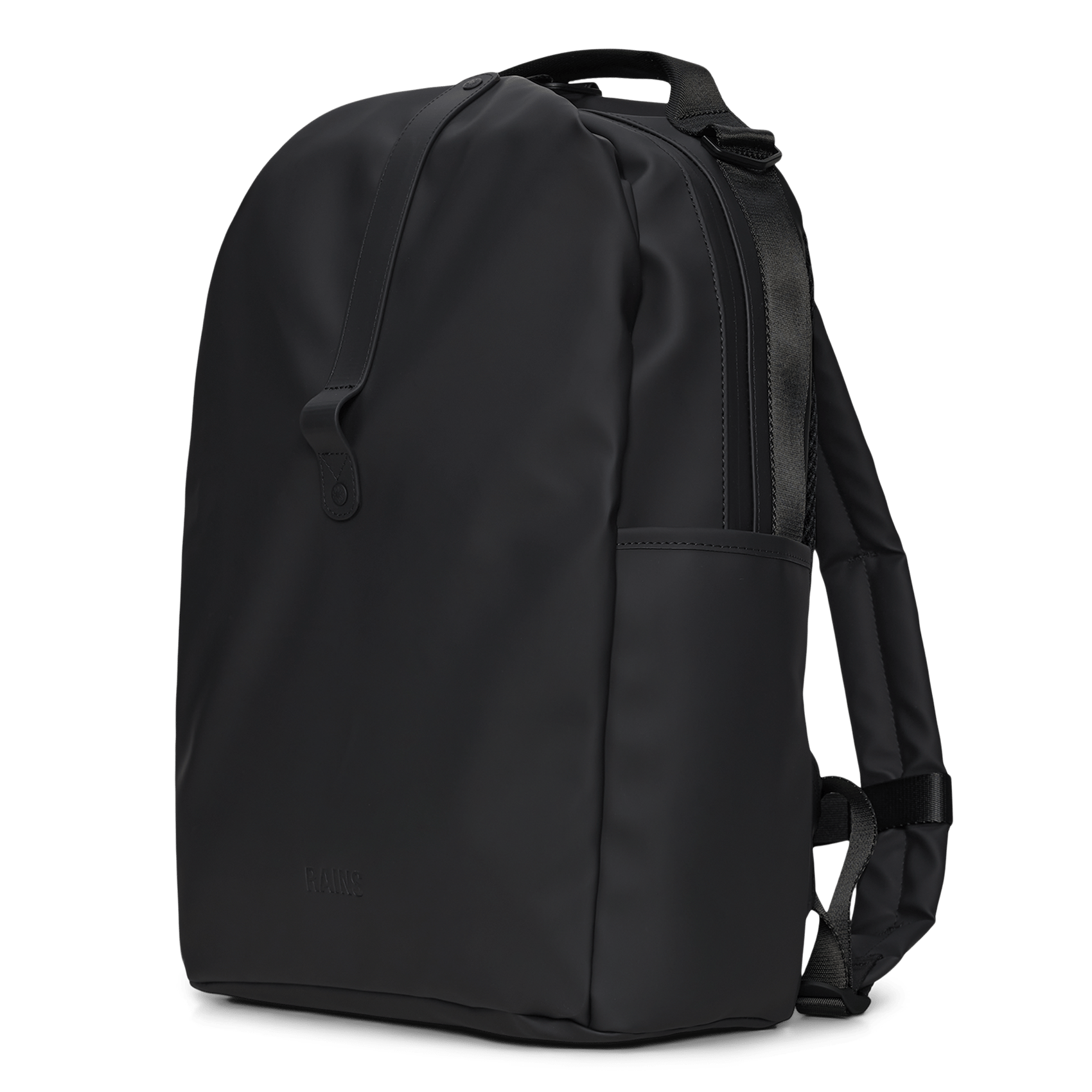 Einfarbiger Rucksack RAINS Schwarz