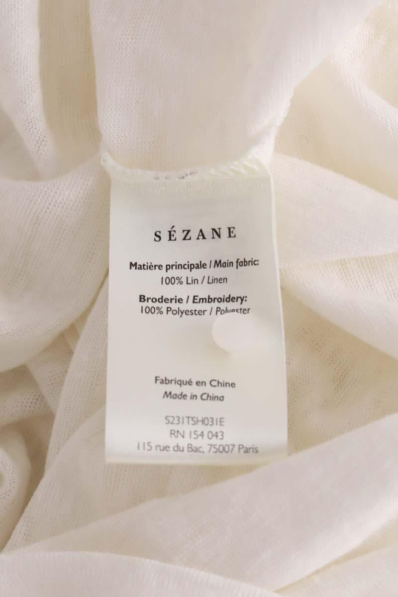 T-shirt SEZANE - Seconde main Blanc