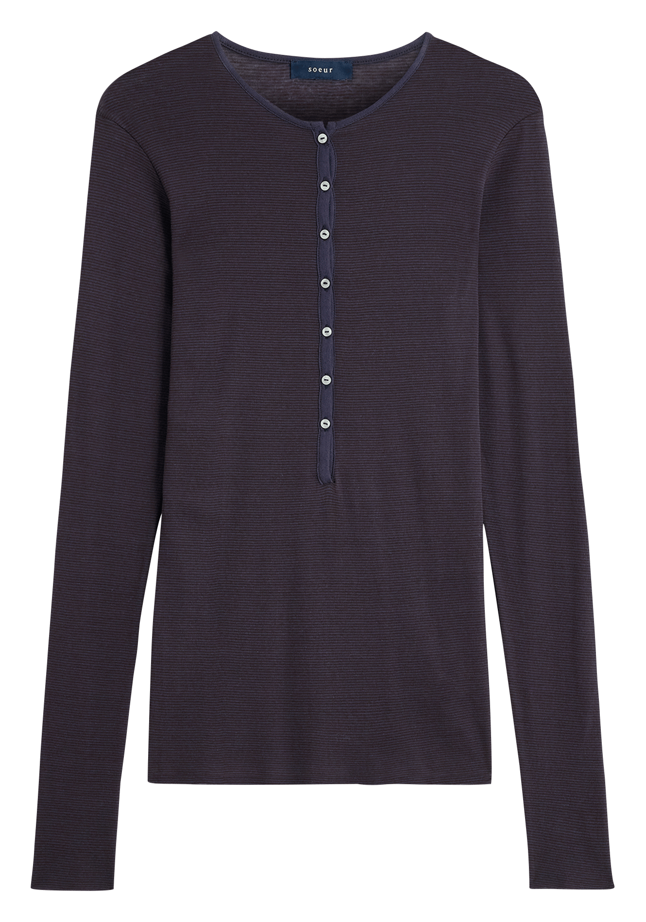 Tailliertes T-Shirt aus Baumwolle SOEUR Braun
