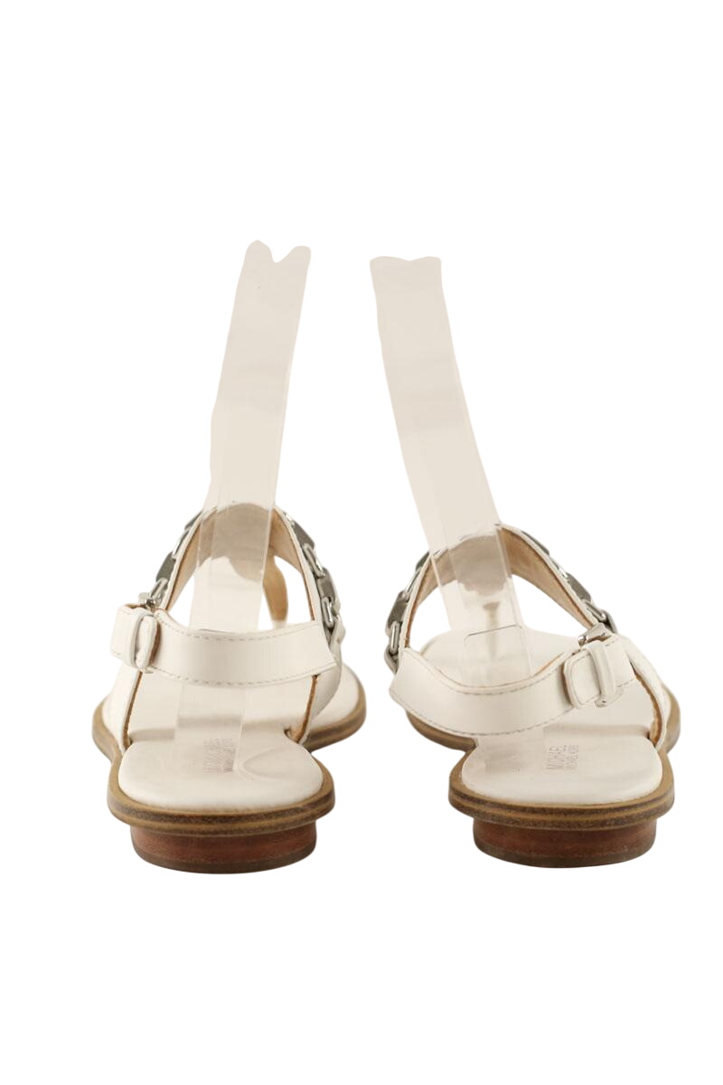 Faux leather sandals MICHAEL KORS - Seconde main White