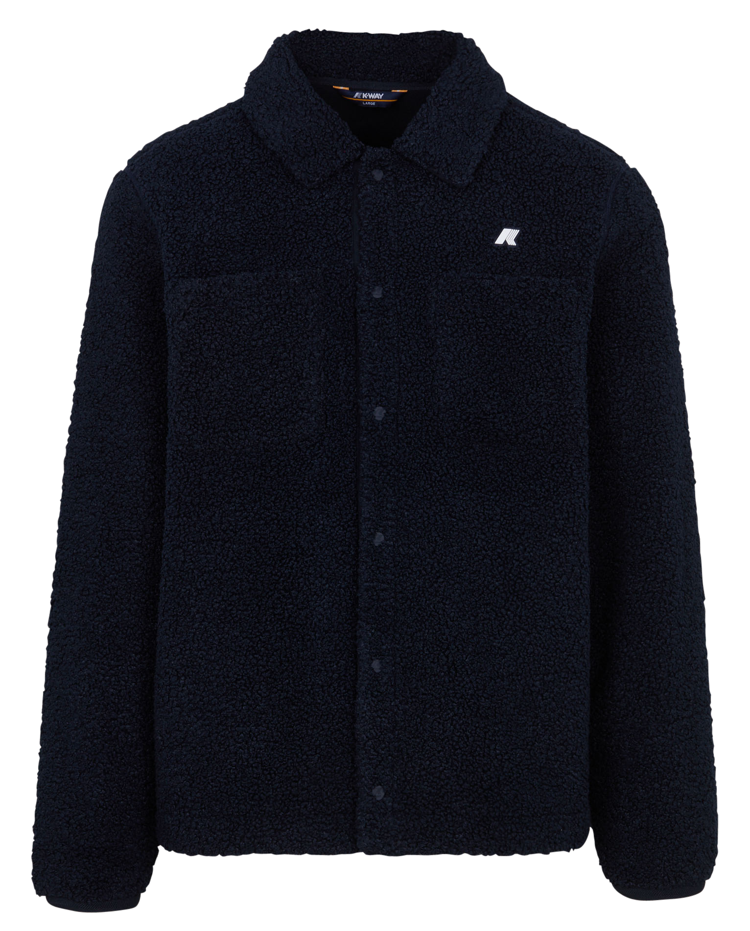Surchemise droit aspect mouton K-WAY Bleu