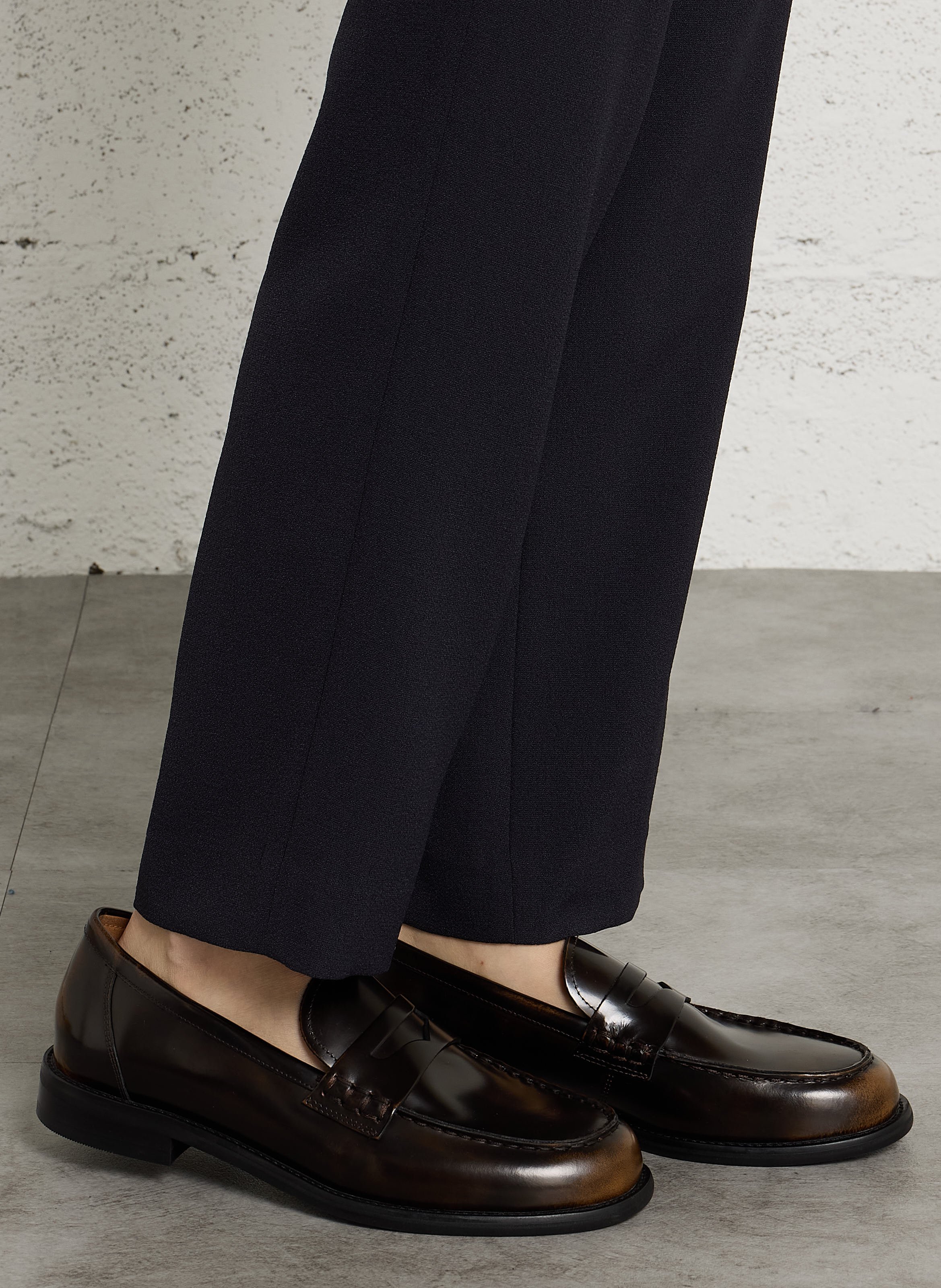 Mocassins en cuir vernis VAGABOND Marron