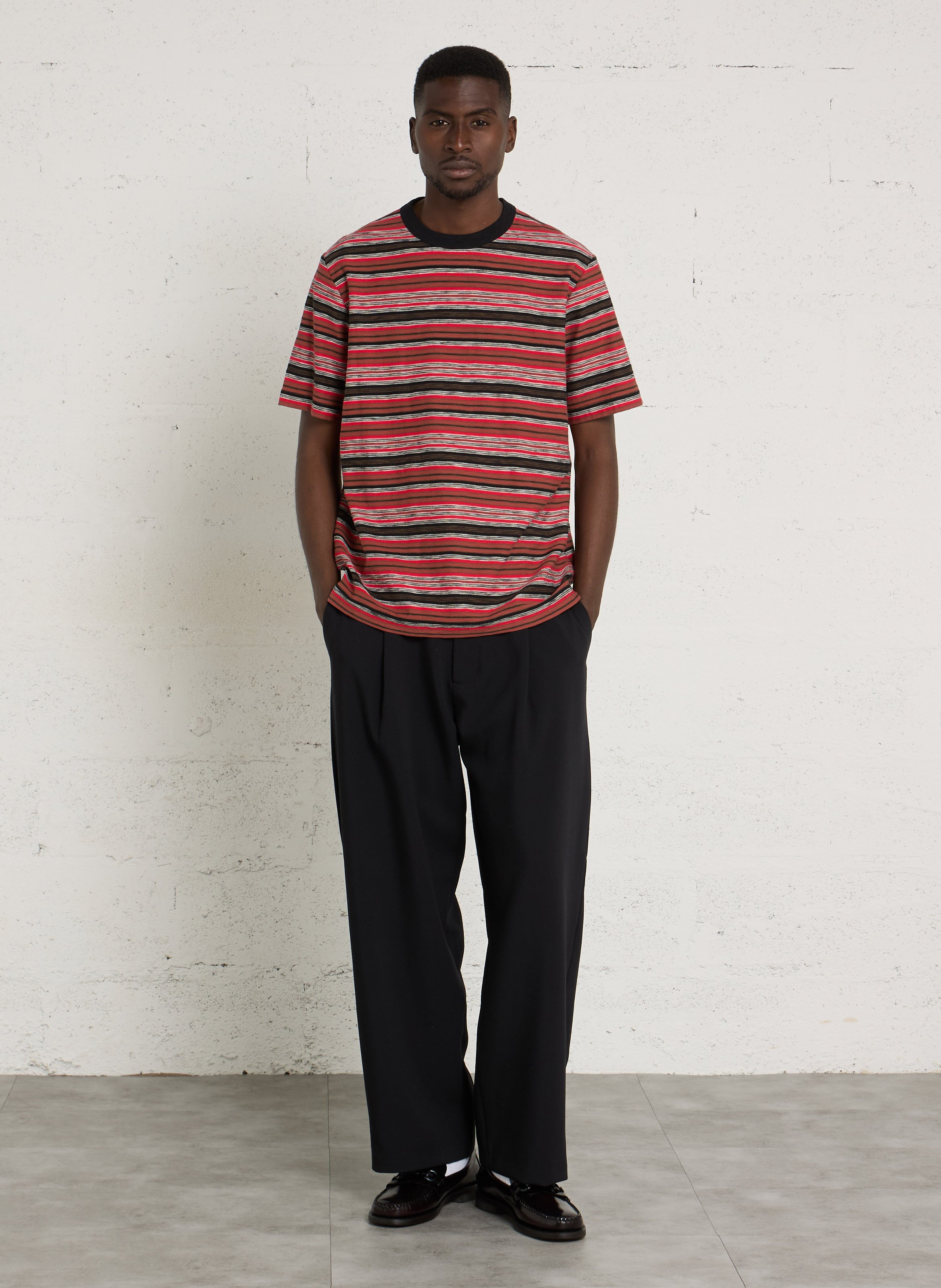 Rundhals-T-Shirt aus Bio-Baumwolle PAUL SMITH Rot