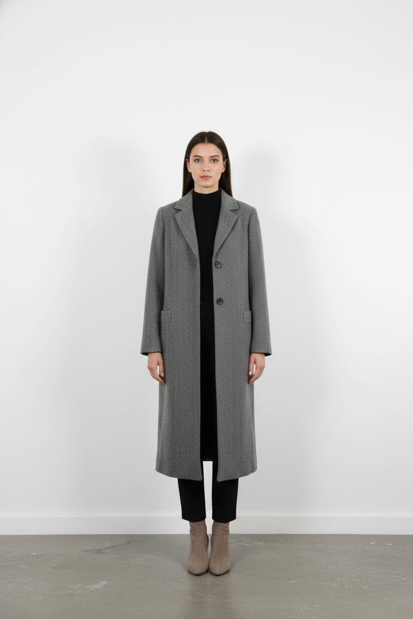 Long coat COMPTOIR DES COTONNIERS - Seconde main Grey