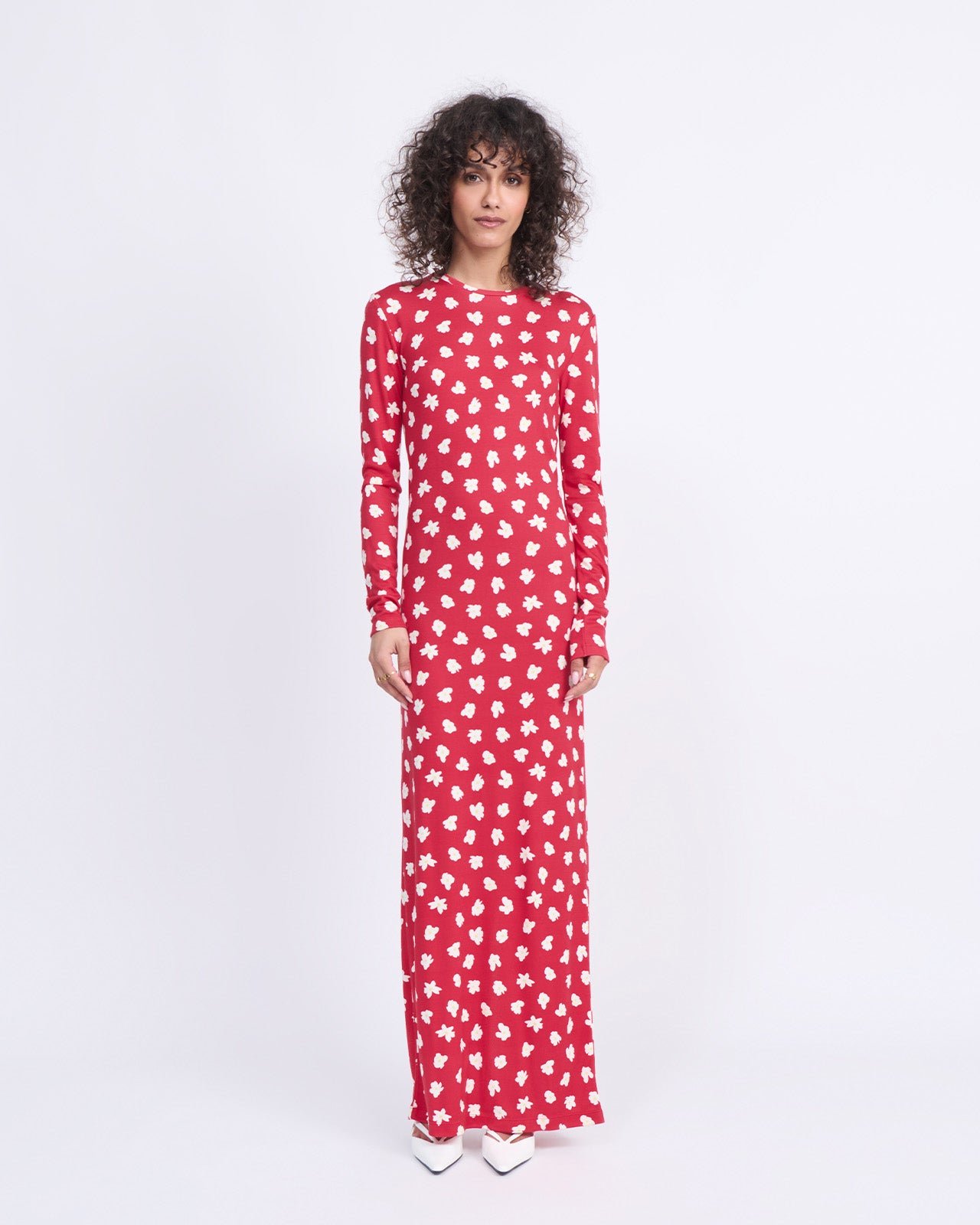 Floral-print lyocell dress EMOI EMOI Red