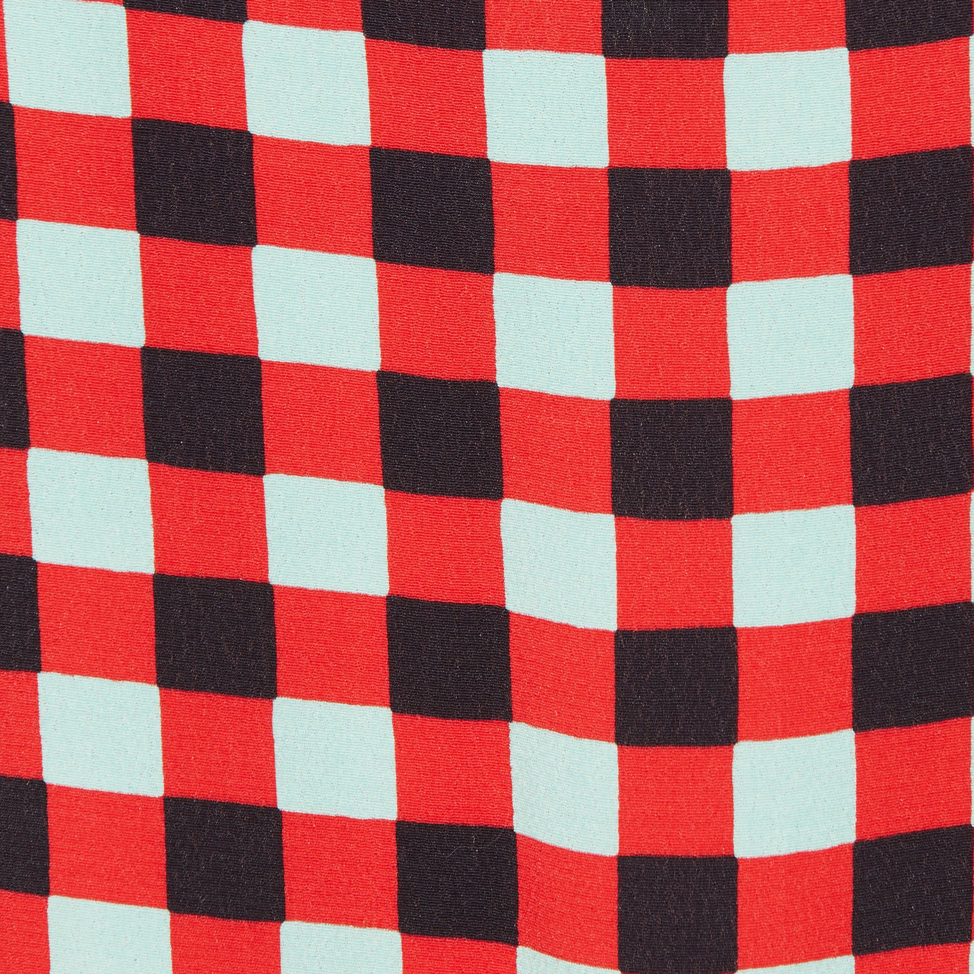 Printed fluid round-neck top ATTIC AND BARN Red