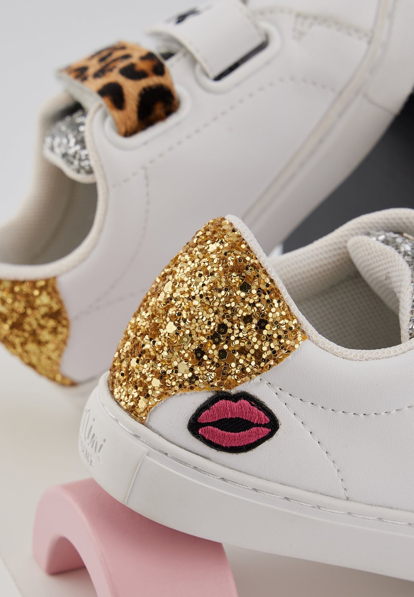 Leather sneakers BONS BAISERS PARIS White