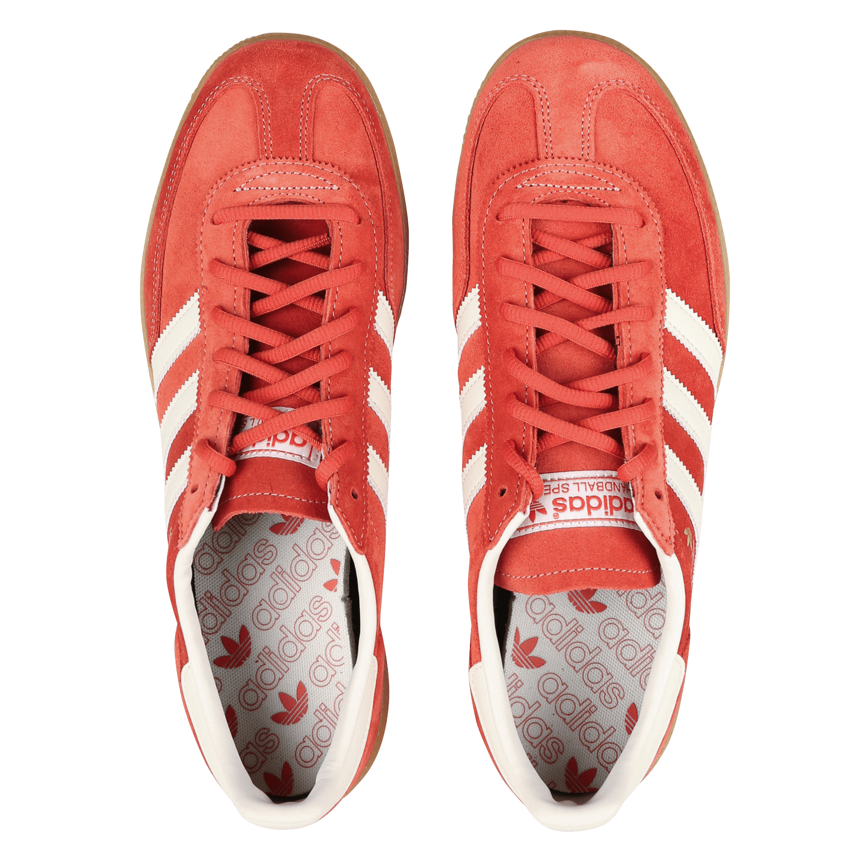 HANDBALL SPEZIAL - Baskets basses en cuir ADIDAS Rouge