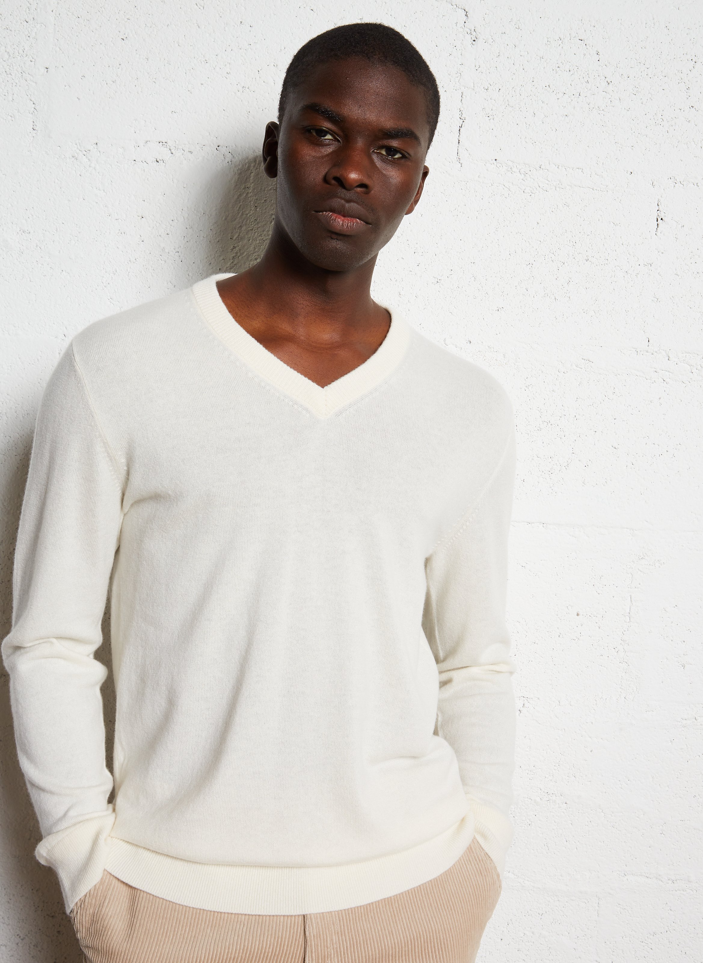 Pull en cachemire AU PRINTEMPS PARIS Beige