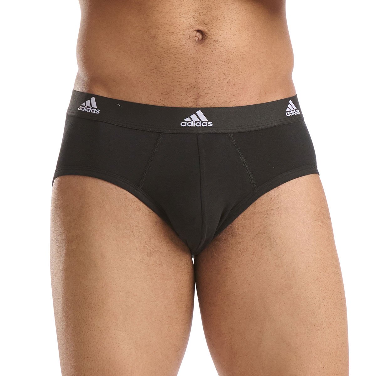 Active flex cotton boxer shorts, pack of 3 ADIDAS UNDERWEAR Black