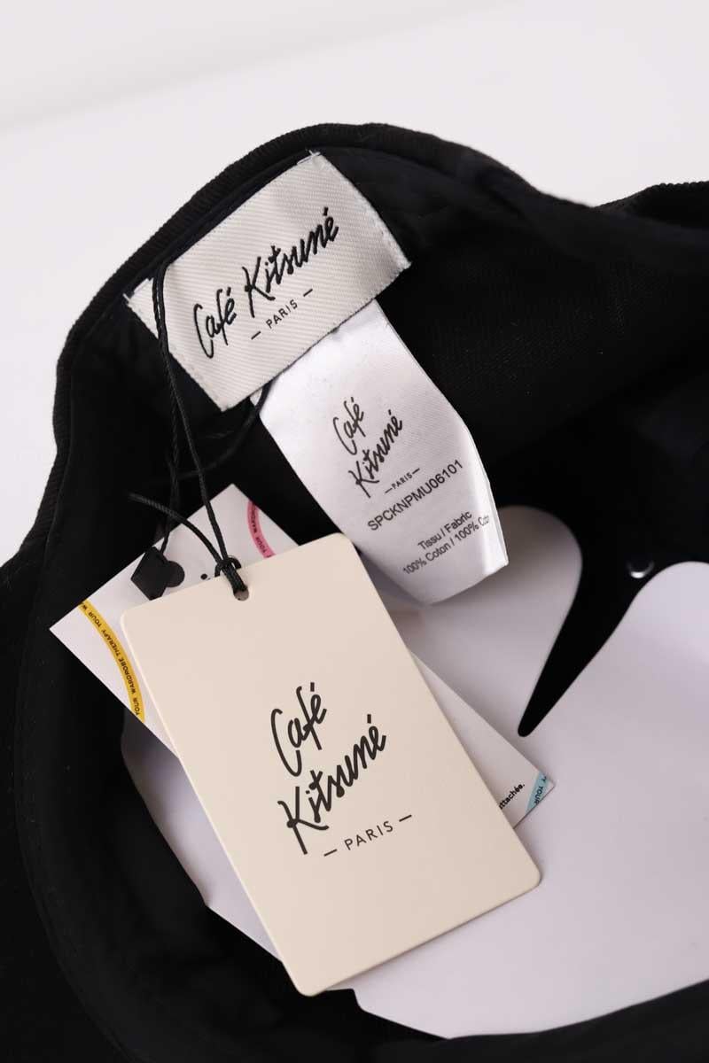 Cotton cap MAISON KITSUNÉ - Seconde main Black