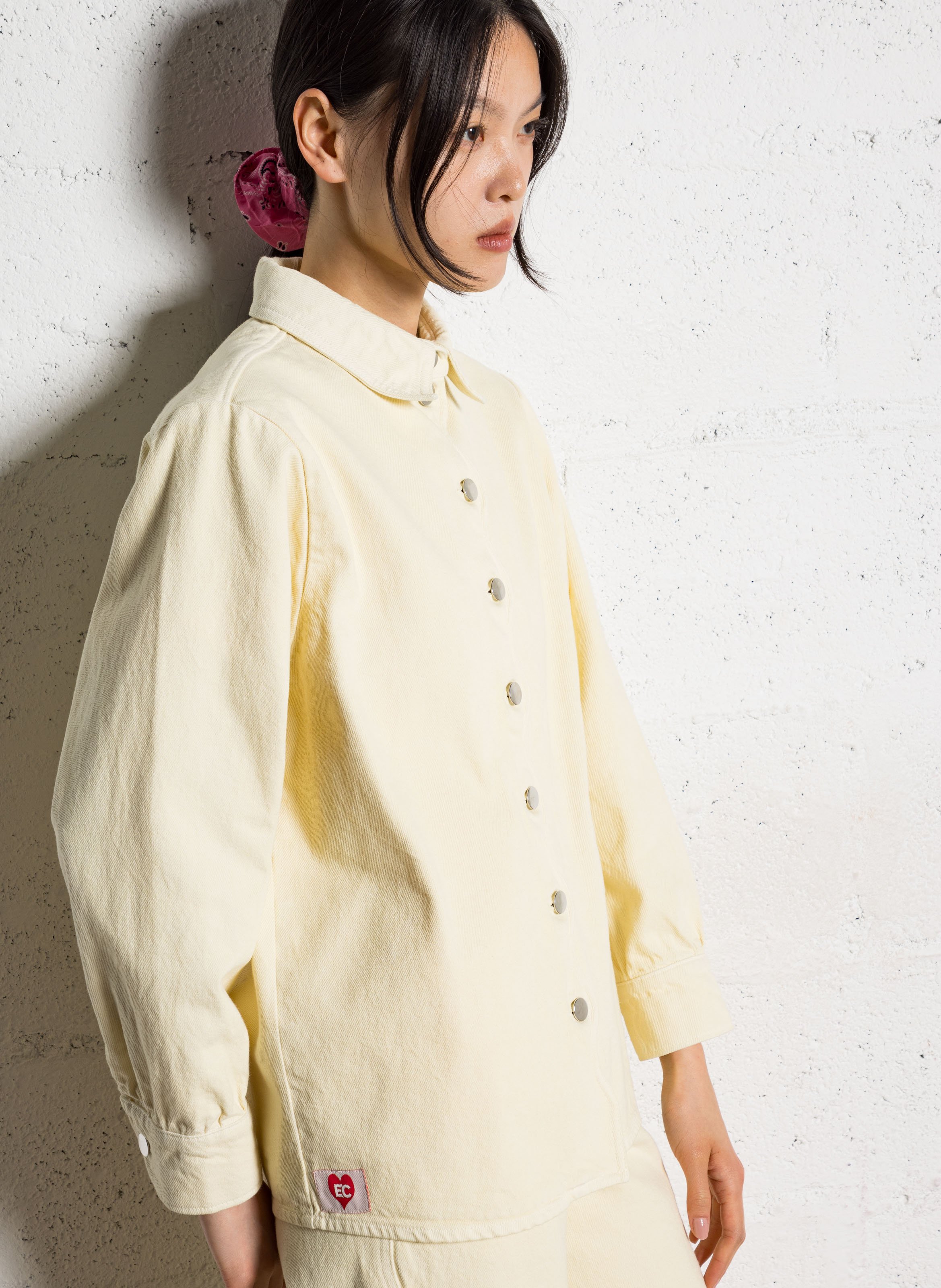 Colonel plain shirt ELISE CHALMIN Yellow