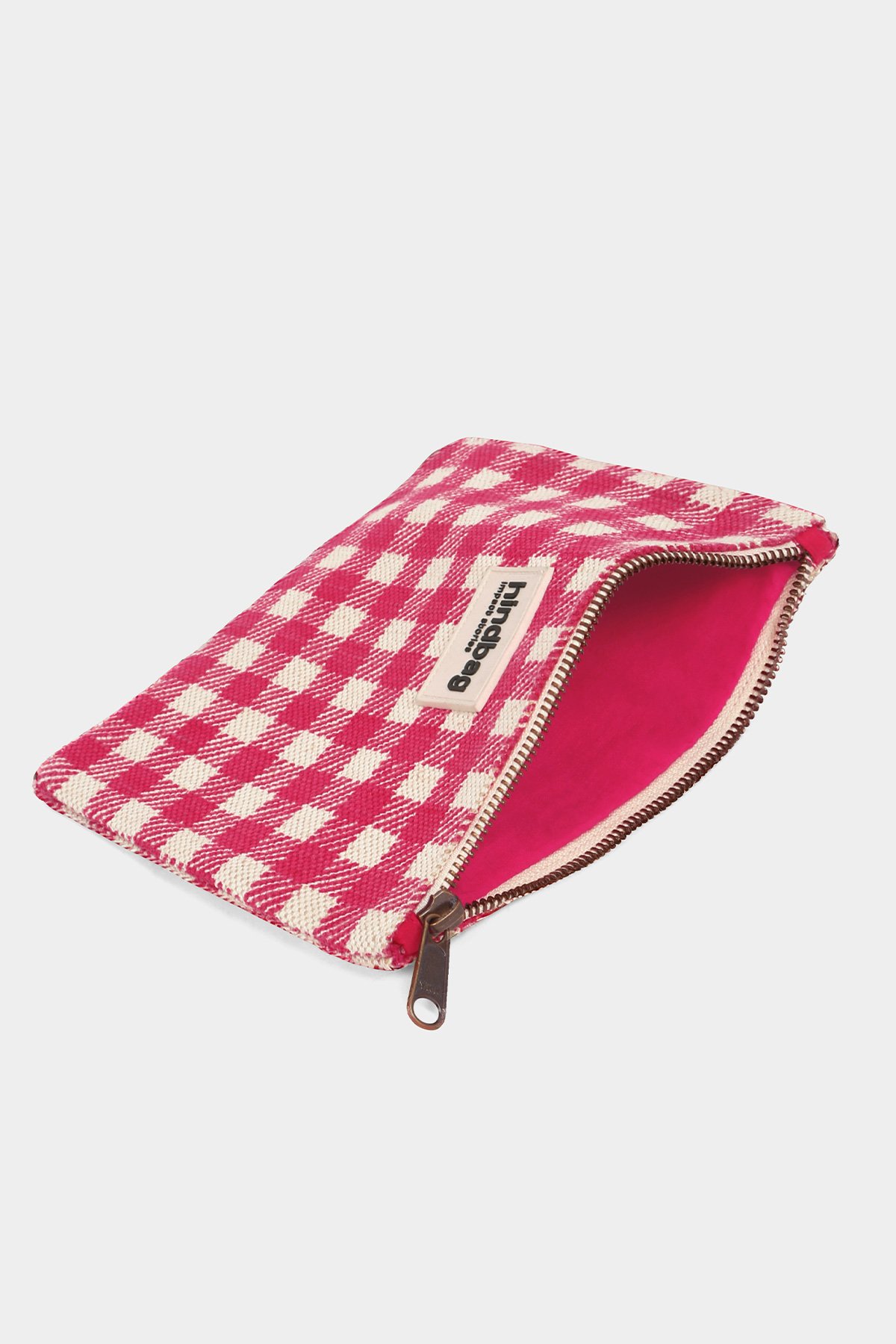 Cotton clutch bag HINDBAG Pink
