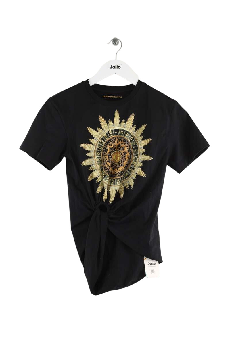 Cotton T-shirt PACO RABANNE - Seconde Main Black