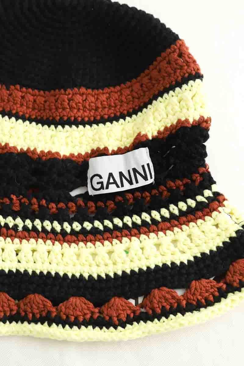Cotton hat GANNI - Seconde Main Multicolored