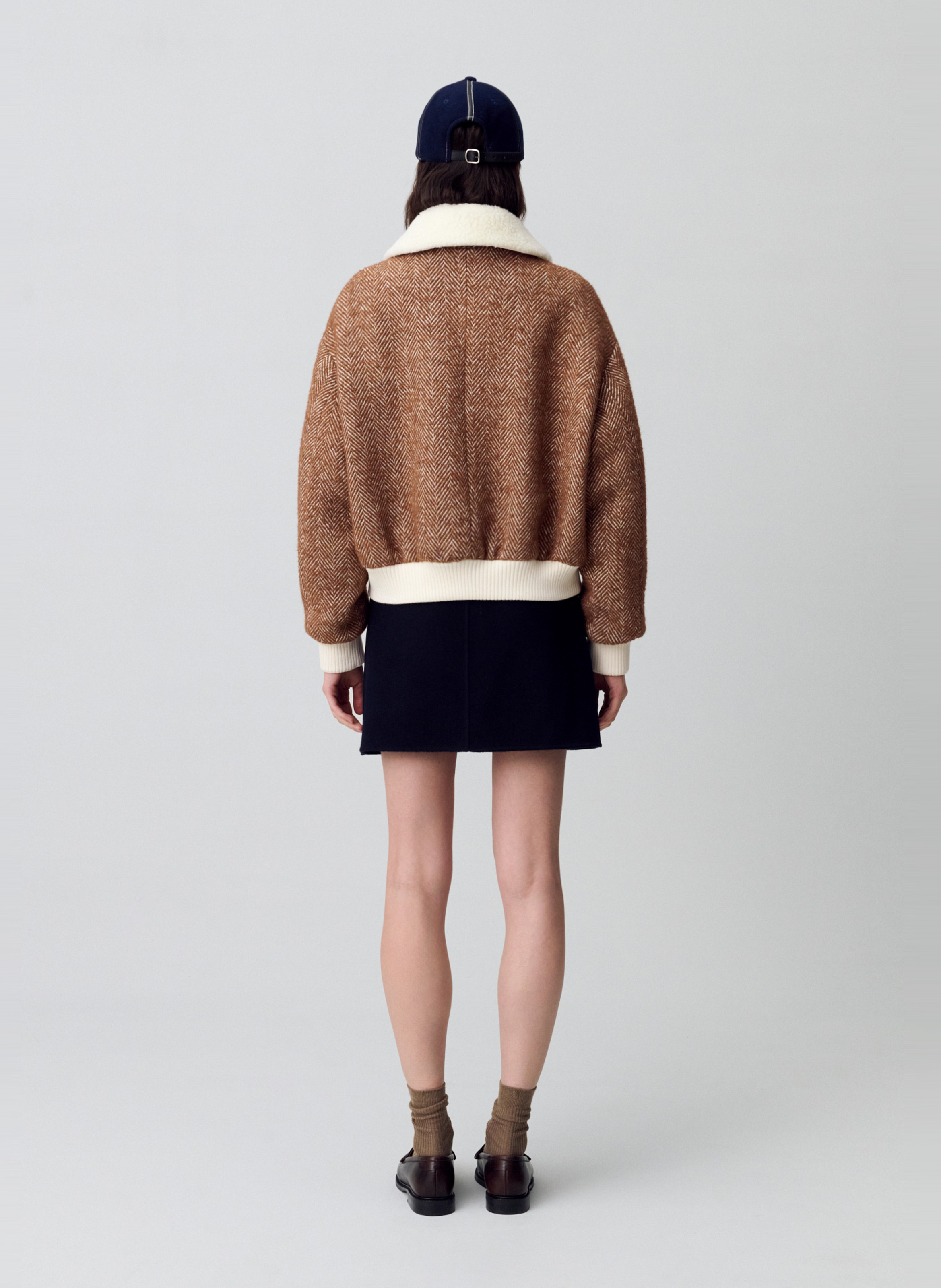 Manteau droit col classique CLAUDIE PIERLOT Multicolore