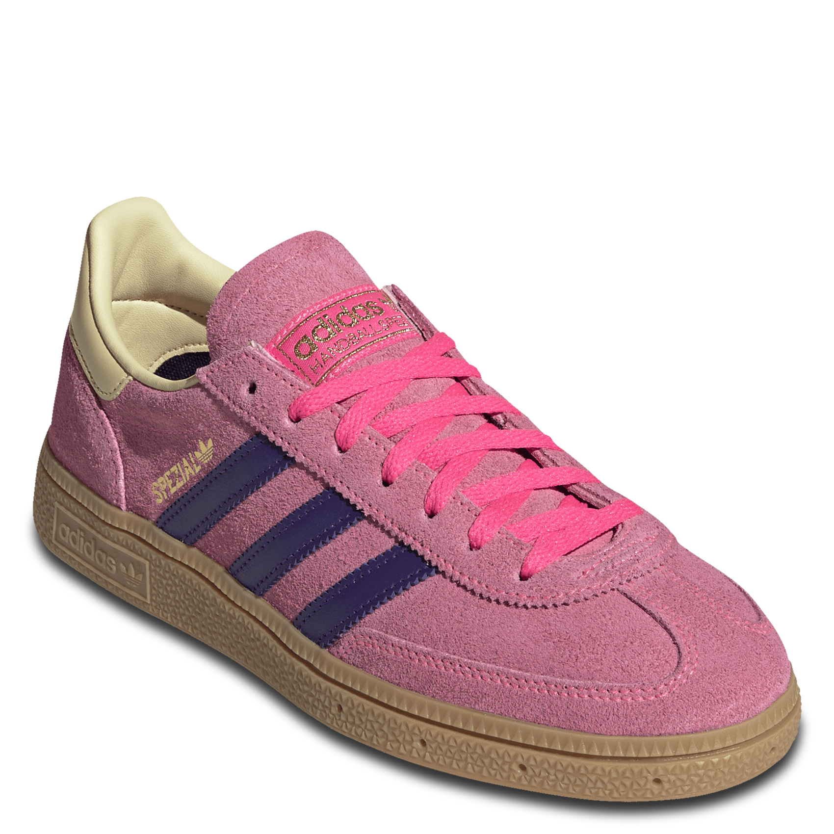 Baskets basses en cuir ADIDAS Rose