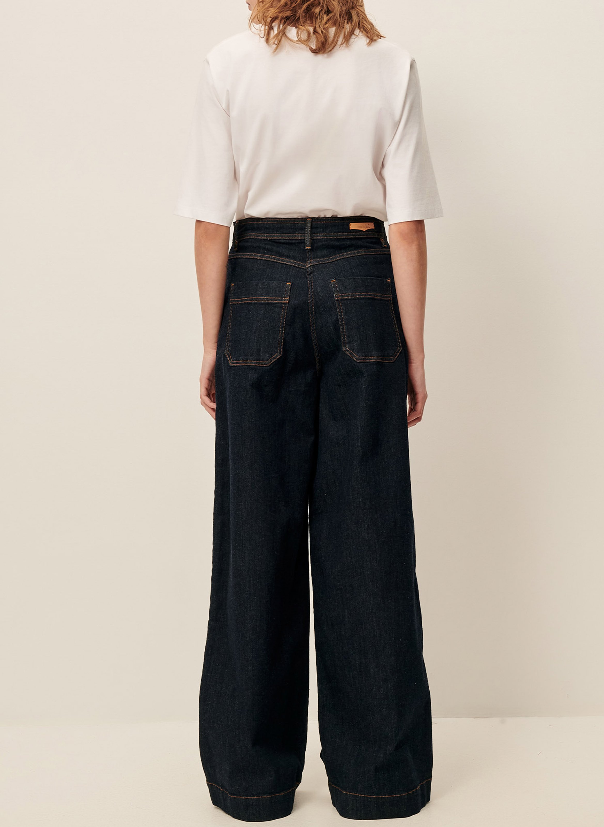 Cotton flared jeans SESSUN Blue