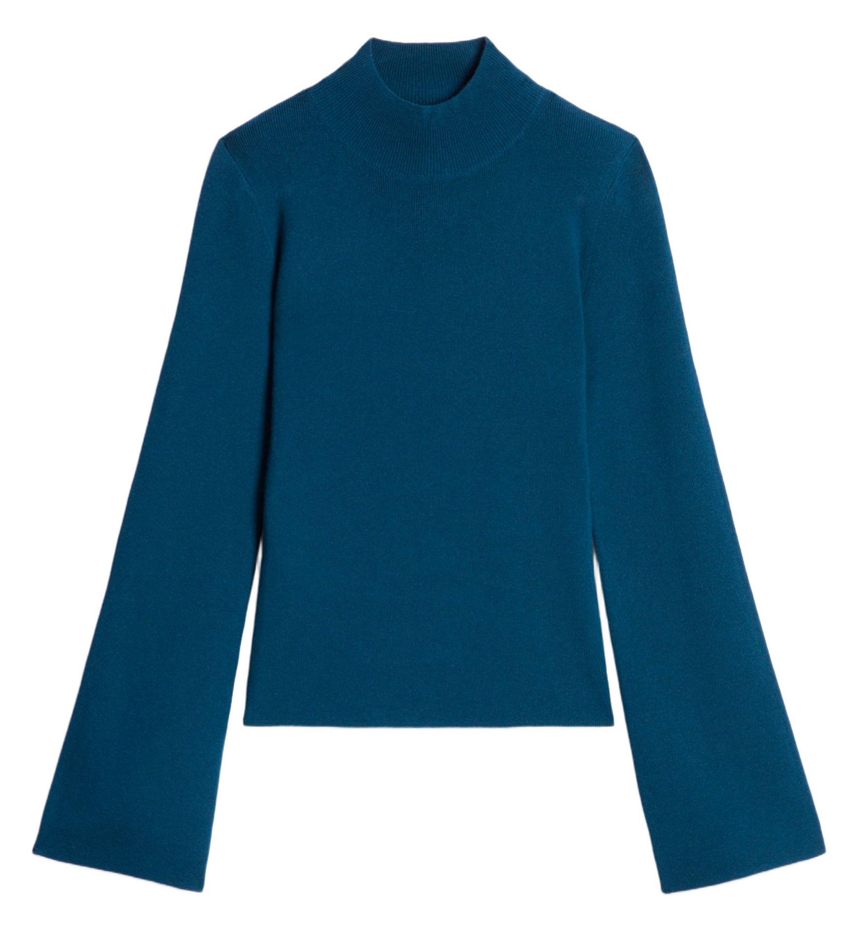 Alpaca wool sweater FRANCESCA Bleu canard