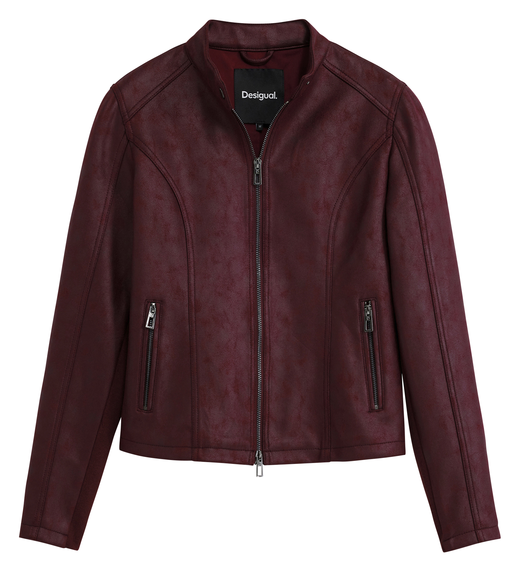 Giacca con collo rotondo effetto pelle DESIGUAL