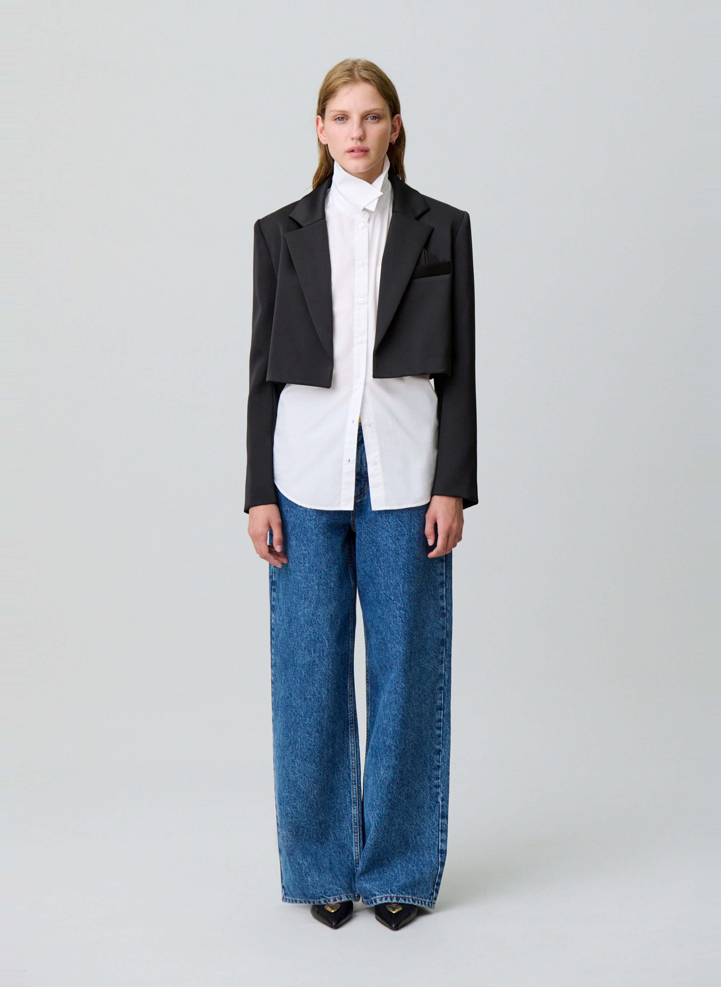 Veste col tailleur CLAUDIE PIERLOT Noir